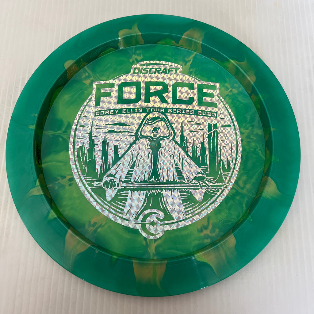 Discraft 2023 Corey Ellis Tour Series Swirly ESP Force 12/5/0/3