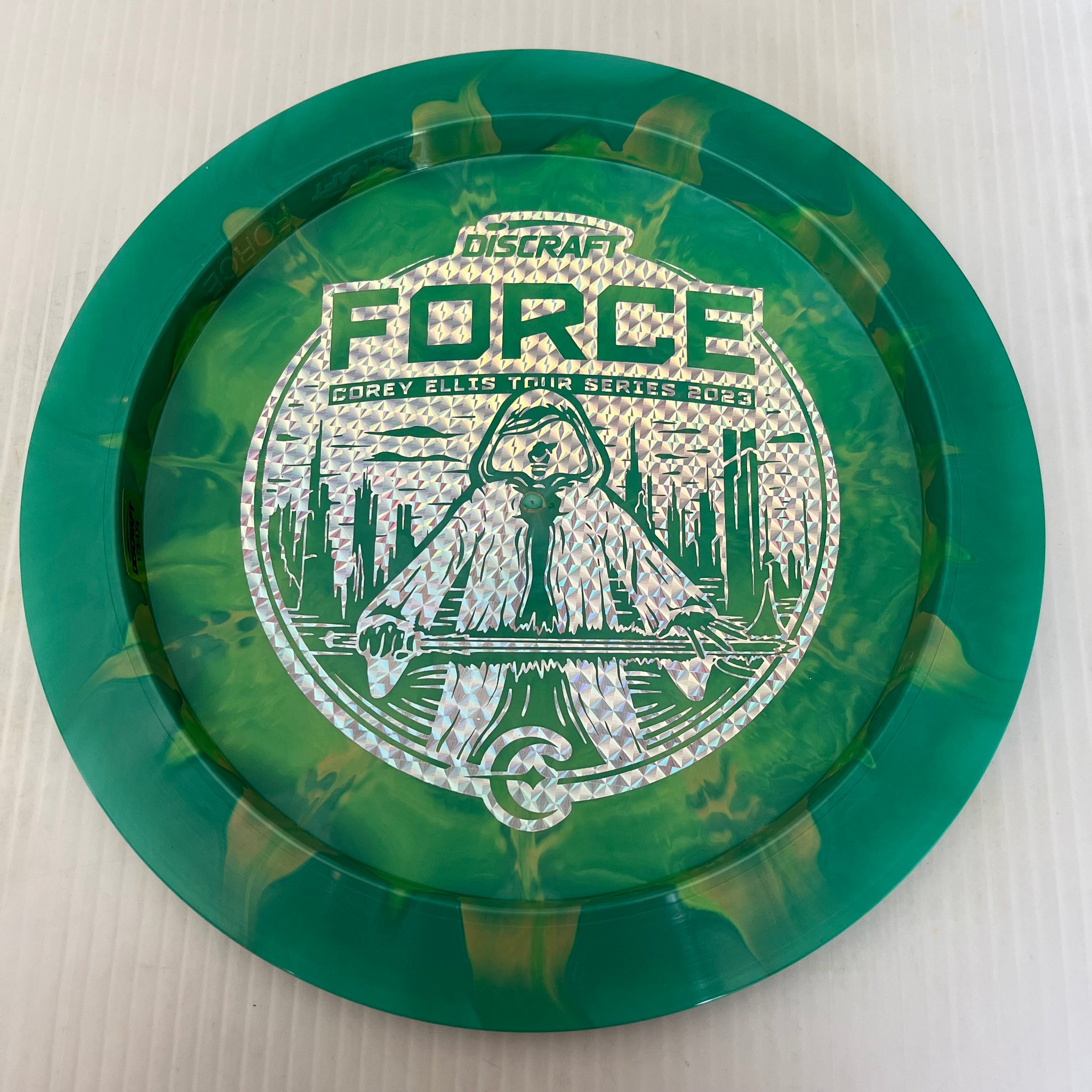 Discraft 2023 Corey Ellis Tour Series Swirly ESP Force 12/5/0/3