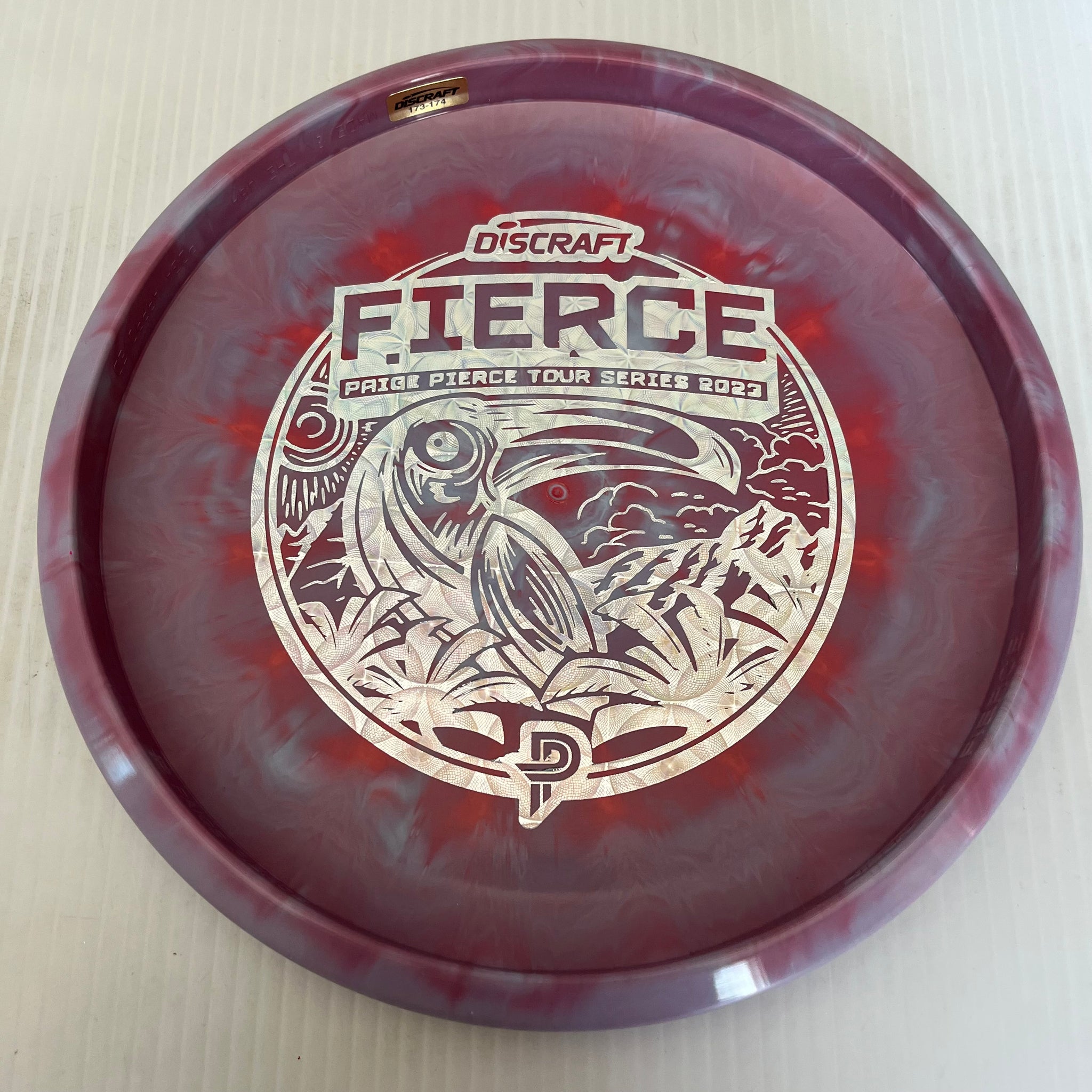 Discraft 2023 Paige Pierce Tour Series Swirly ESP Fierce 3/4/-2/0