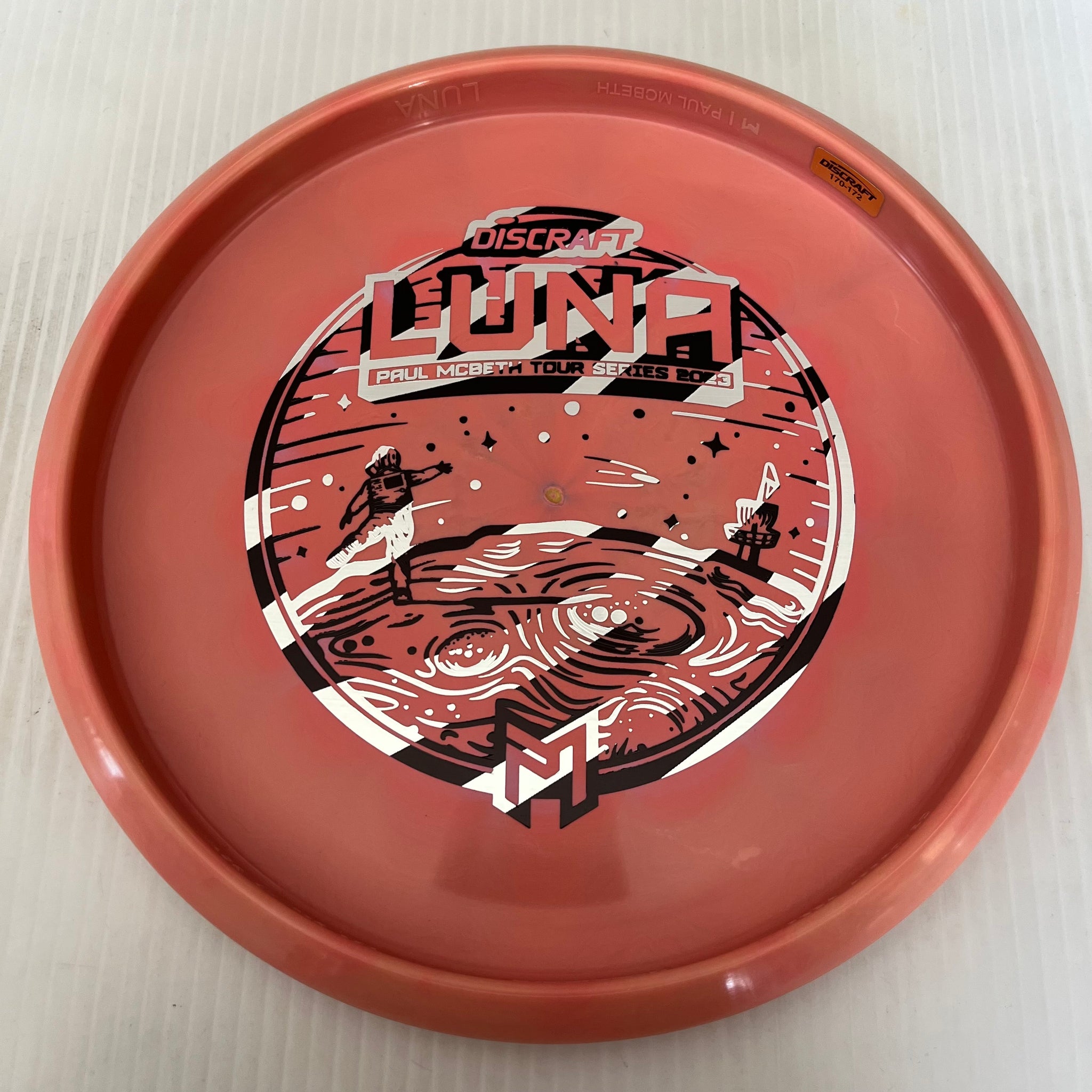 Discraft 2023 Paul McBeth Tour Series Swirly ESP Luna 3/4/0/2