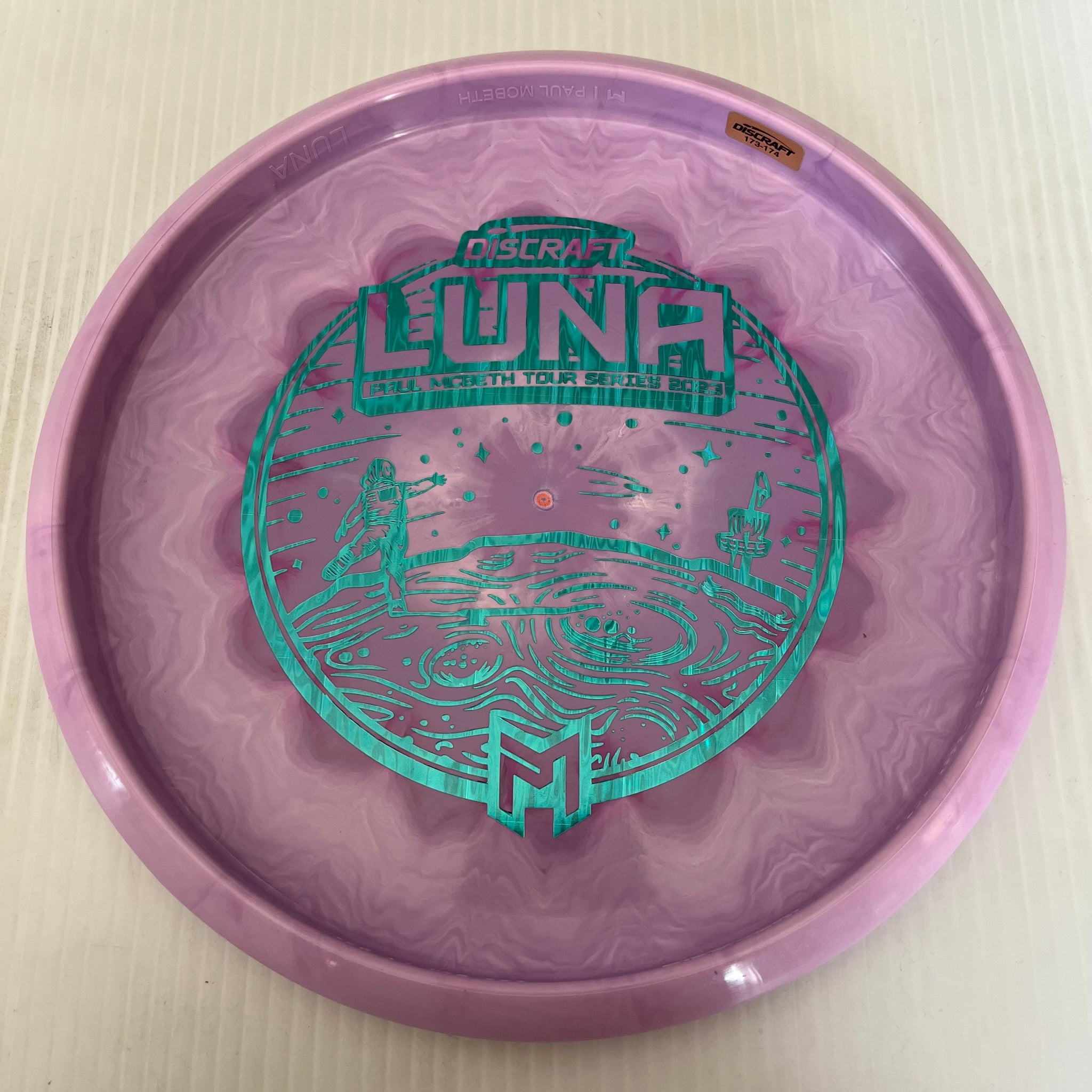 Discraft 2023 Paul McBeth Tour Series Swirly ESP Luna 3/4/0/2