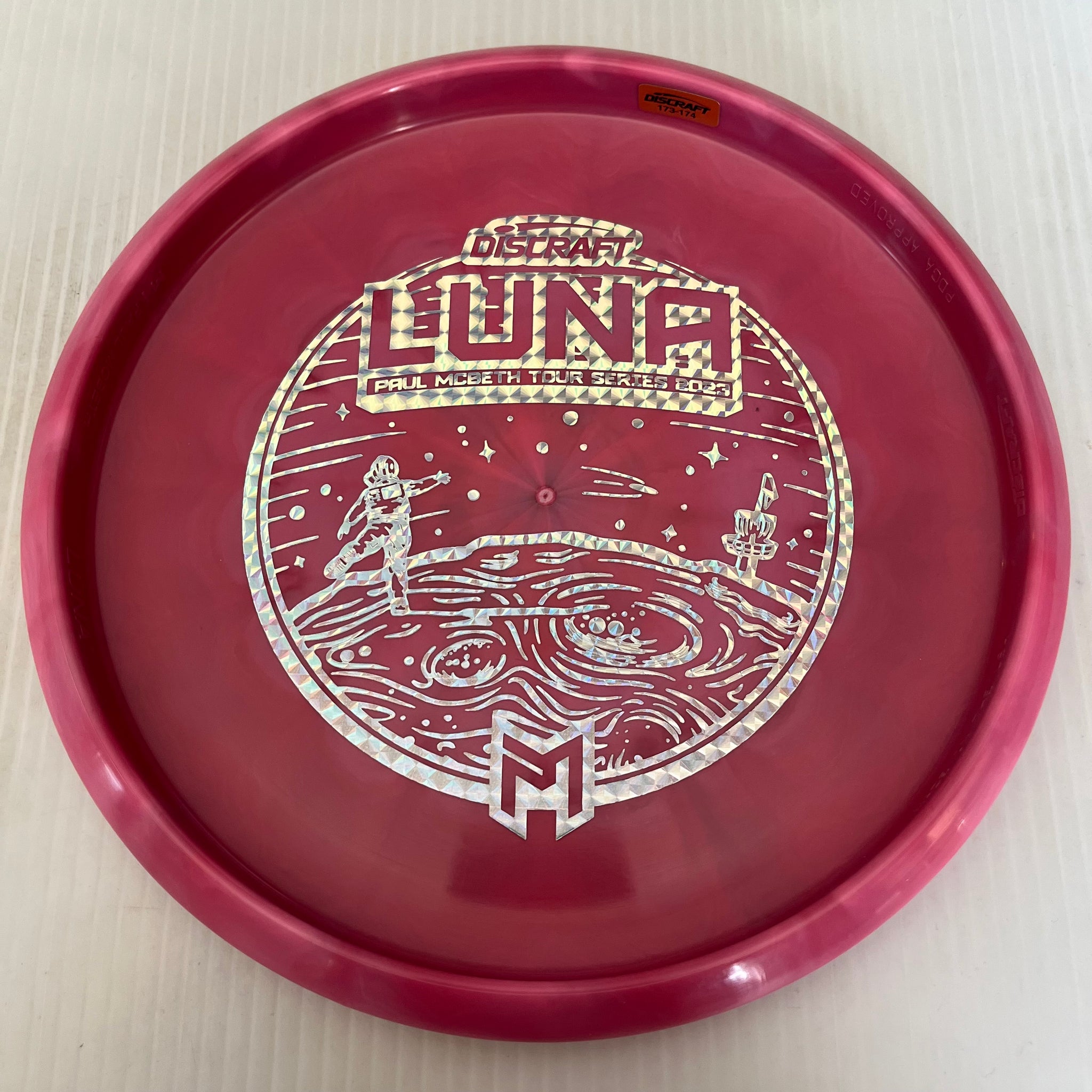 Discraft 2023 Paul McBeth Tour Series Swirly ESP Luna 3/4/0/2