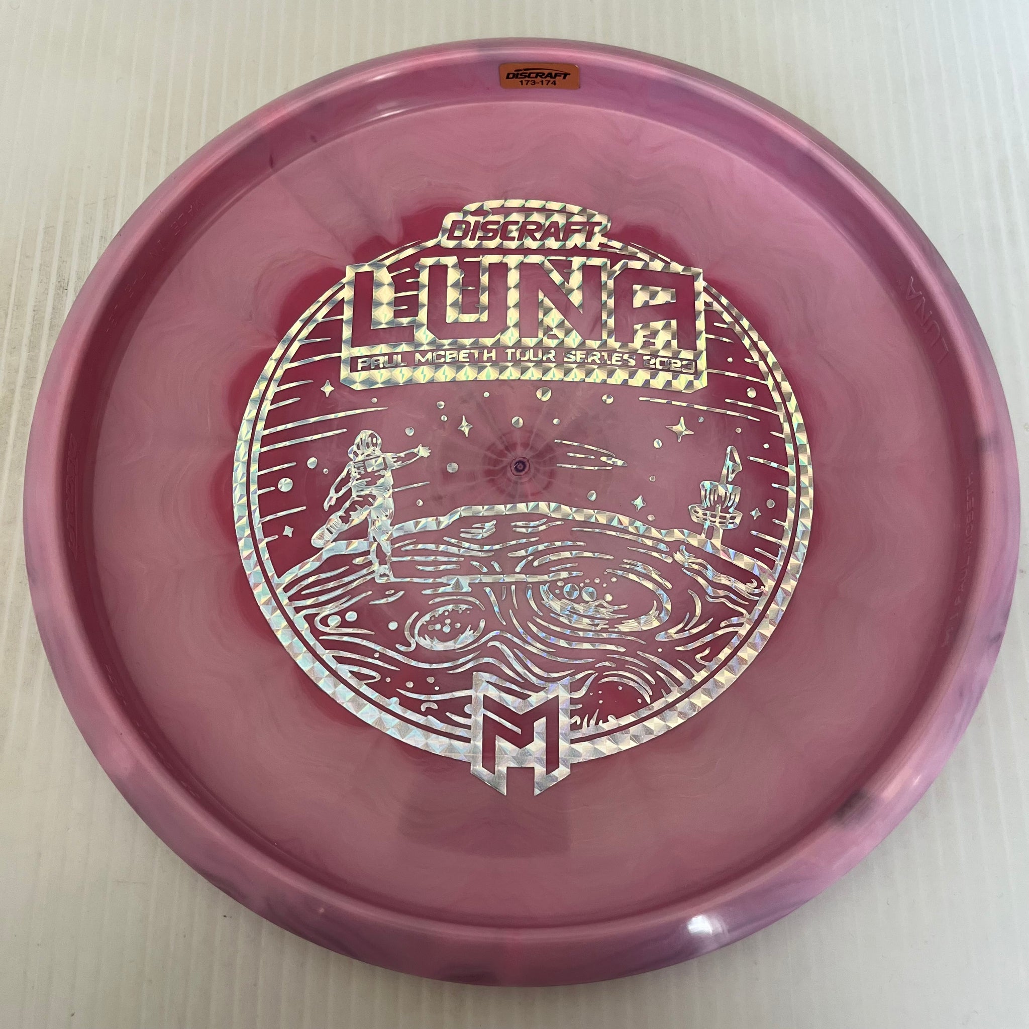 Discraft 2023 Paul McBeth Tour Series Swirly ESP Luna 3/4/0/2