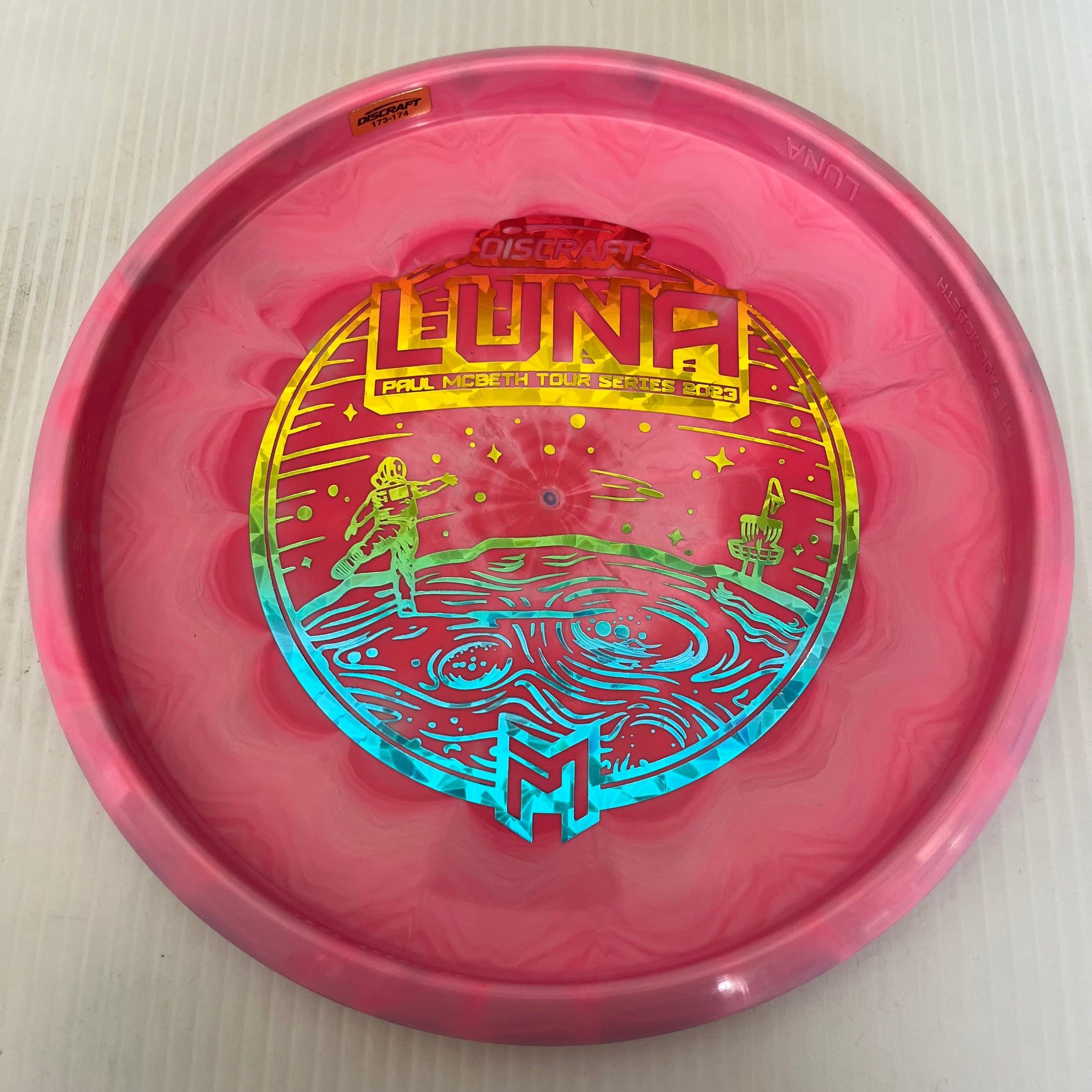Discraft 2023 Paul McBeth Tour Series Swirly ESP Luna 3/4/0/2