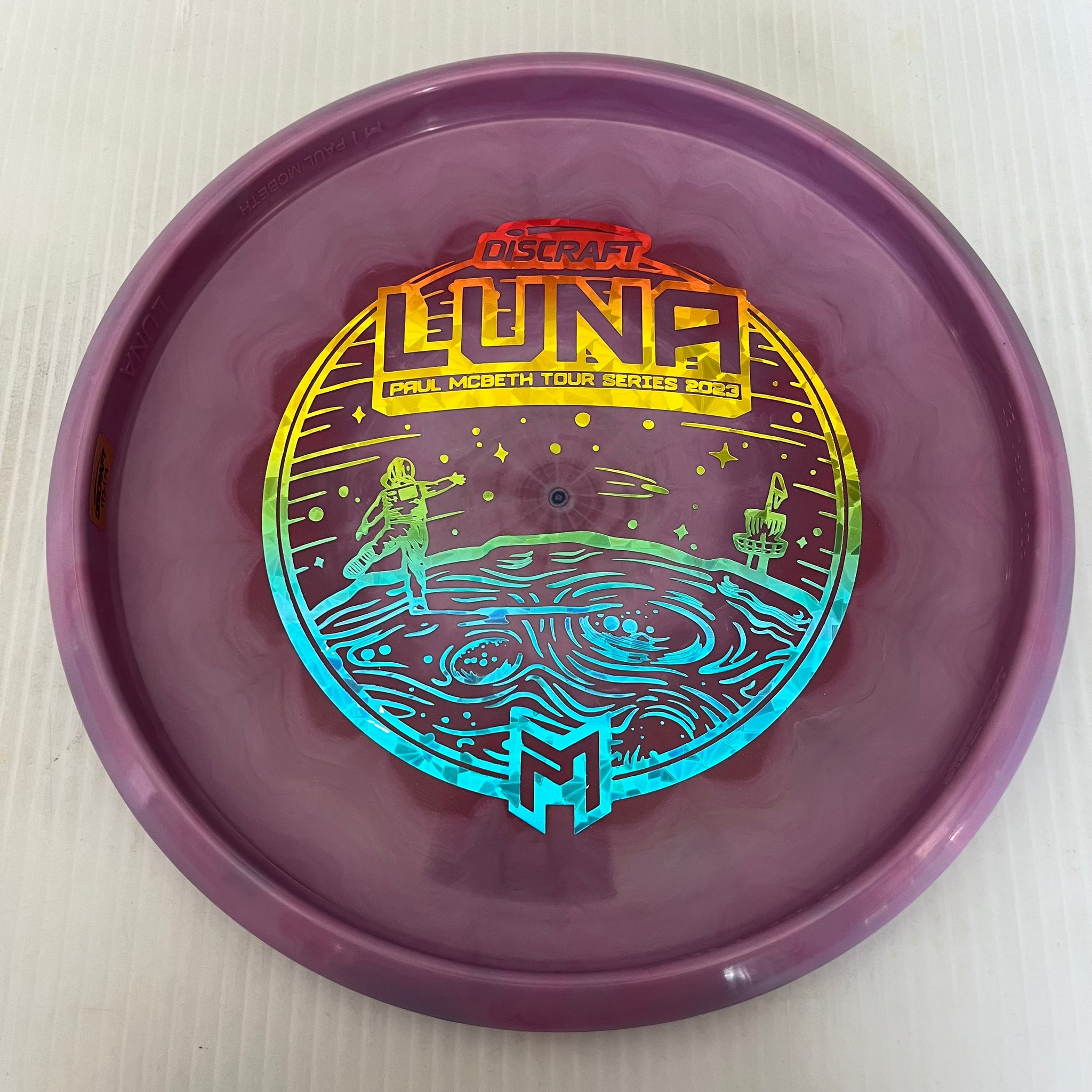Discraft 2023 Paul McBeth Tour Series Swirly ESP Luna 3/4/0/2