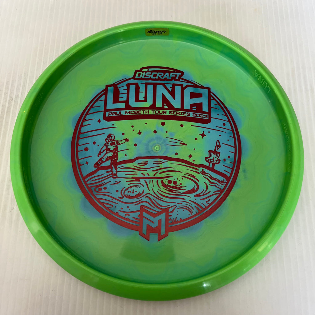 Discraft 2023 Paul McBeth Tour Series Swirly ESP Luna 3/4/0/2