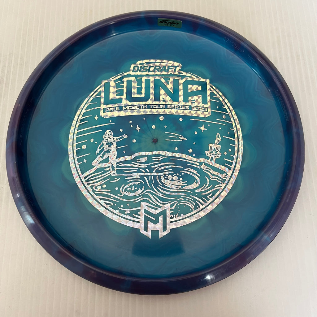 Discraft 2023 Paul McBeth Tour Series Swirly ESP Luna 3/4/0/2