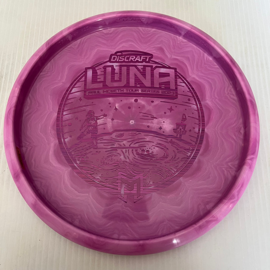 Discraft 2023 Paul McBeth Tour Series Swirly ESP Luna 3/4/0/2