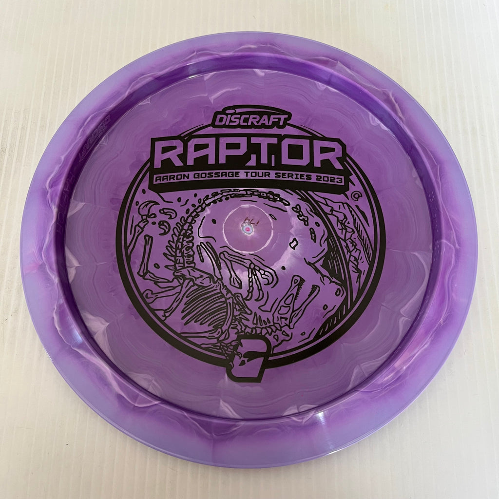Discraft 2023 Aaron Gossage Tour Series Swirly ESP Raptor 9/4/0/3