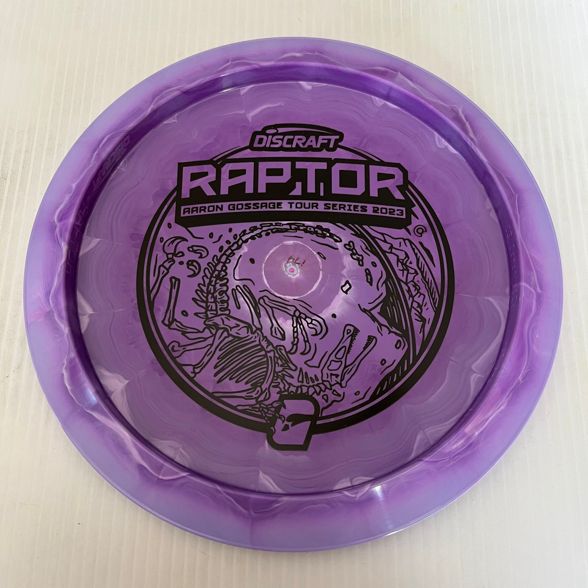Discraft 2023 Aaron Gossage Tour Series Swirly ESP Raptor 9/4/0/3