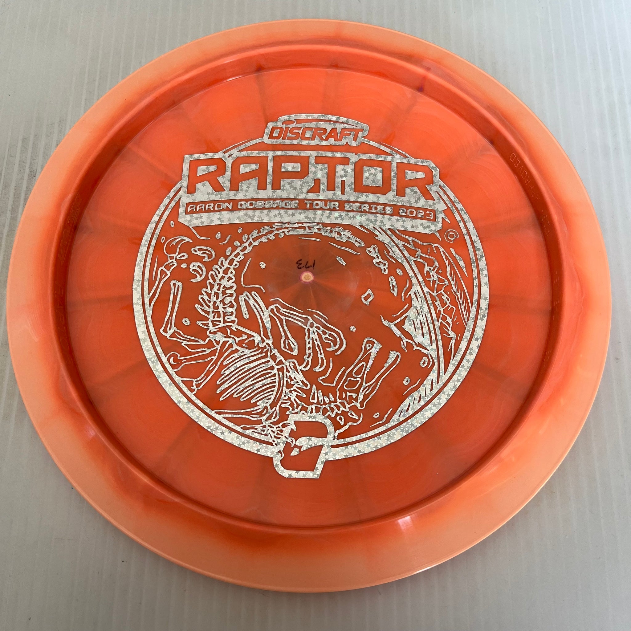 Discraft 2023 Aaron Gossage Tour Series Swirly ESP Raptor 9/4/0/3