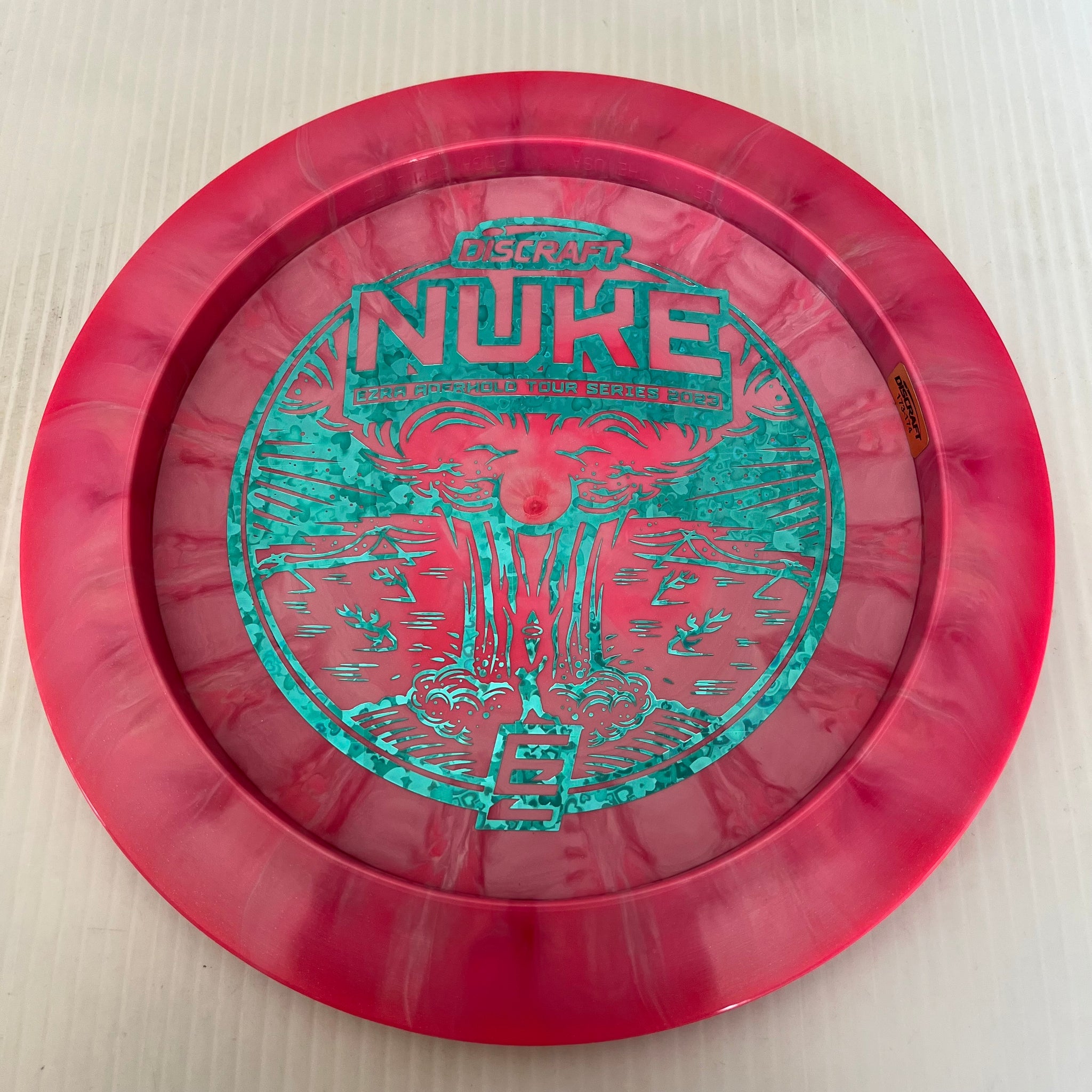 Discraft 2023 Ezra Aderhold Tour Series Swirly ESP Nuke 13/5/-1/3