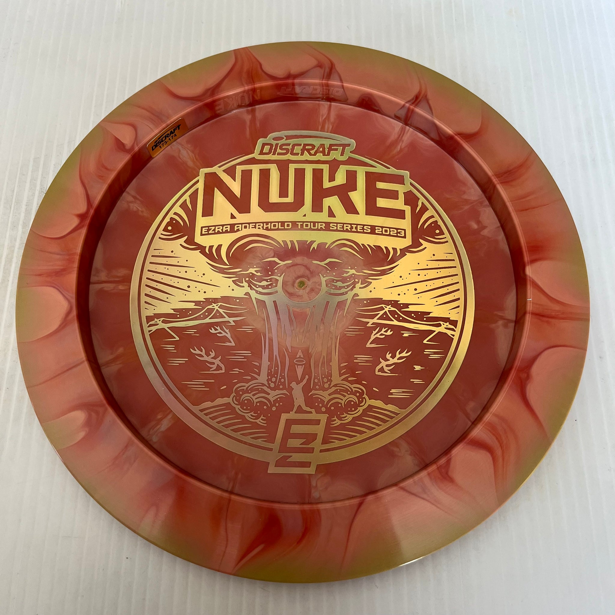 Discraft 2023 Ezra Aderhold Tour Series Swirly ESP Nuke 13/5/-1/3
