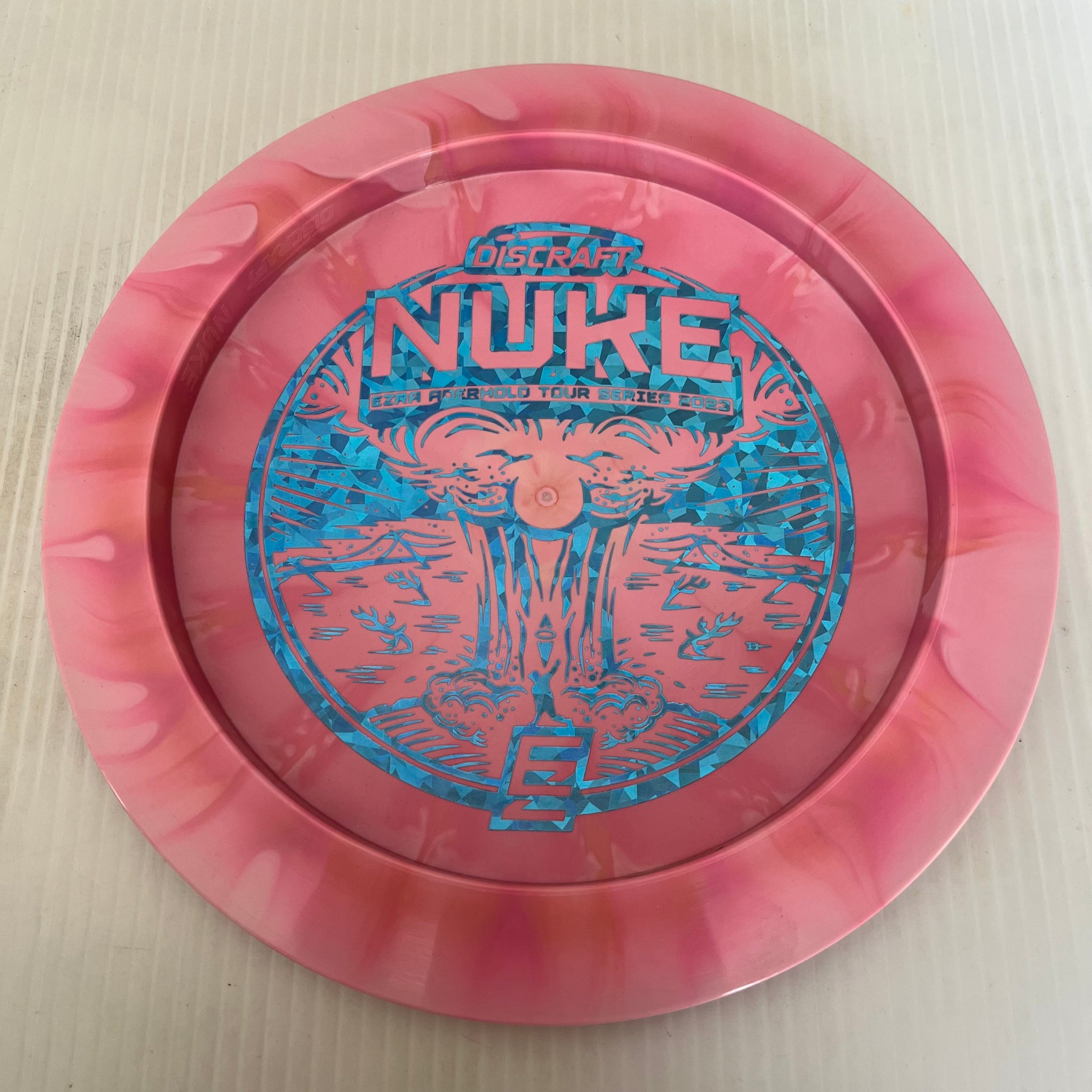 Discraft 2023 Ezra Aderhold Tour Series Swirly ESP Nuke 13/5/-1/3