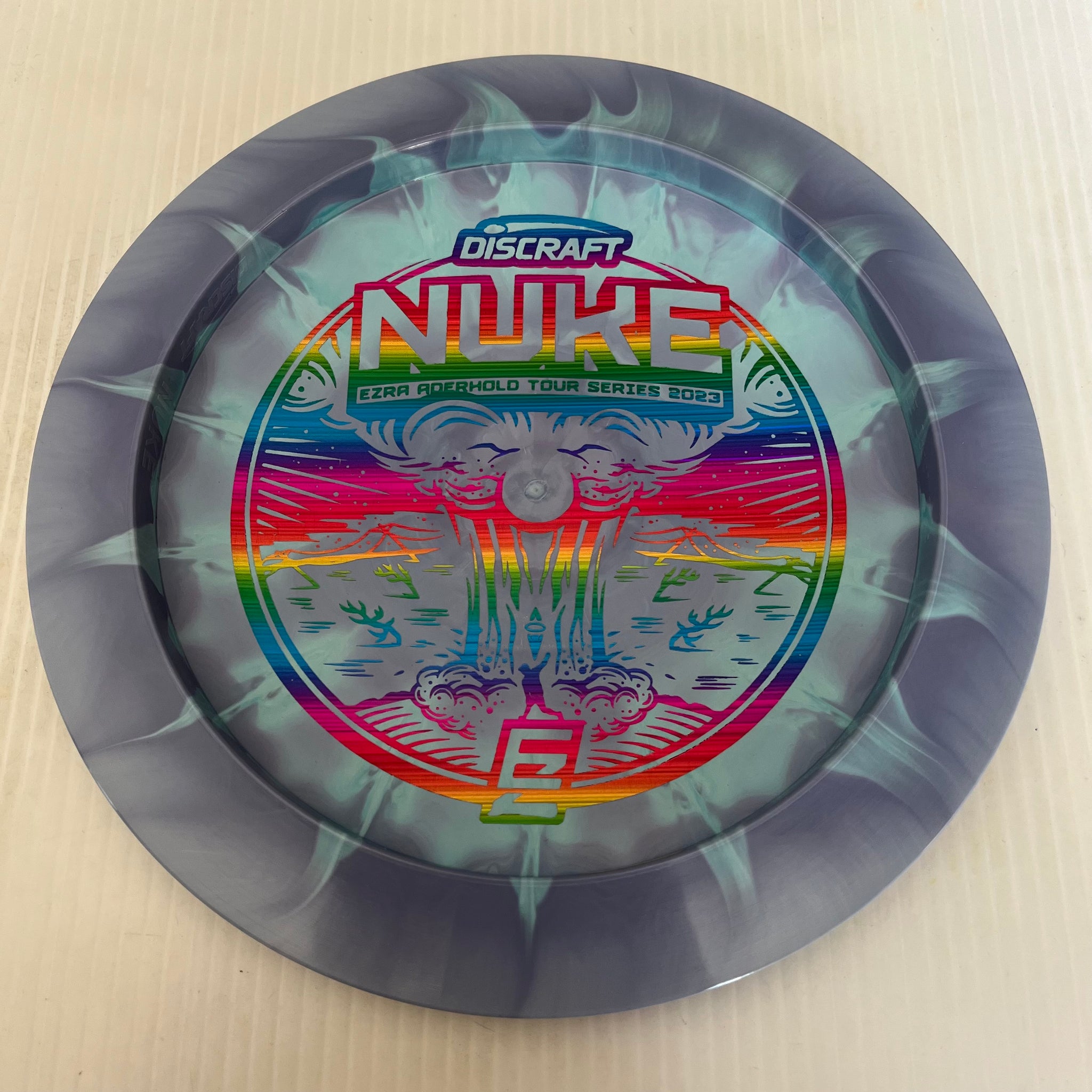 Discraft 2023 Ezra Aderhold Tour Series Swirly ESP Nuke 13/5/-1/3