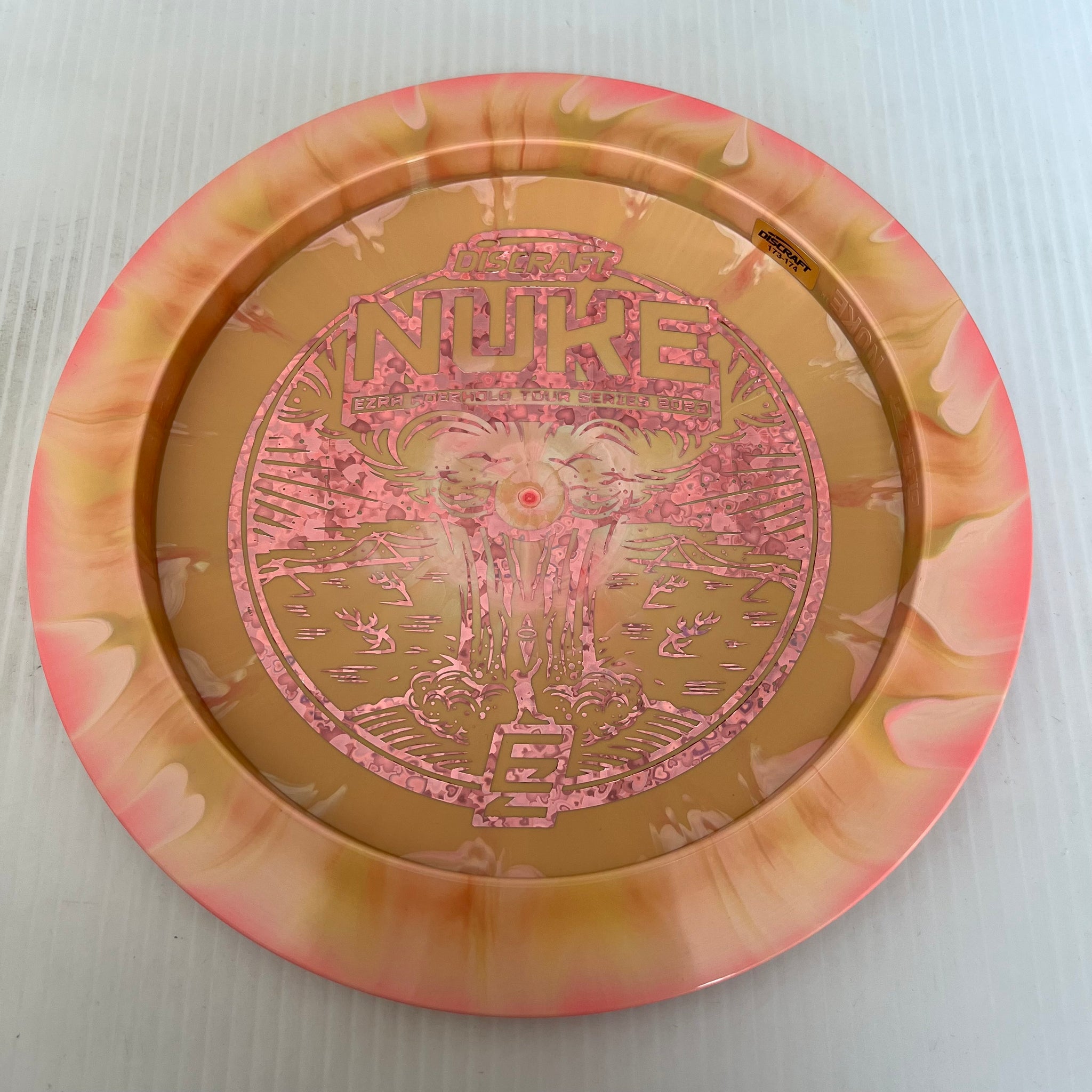 Discraft 2023 Ezra Aderhold Tour Series Swirly ESP Nuke 13/5/-1/3
