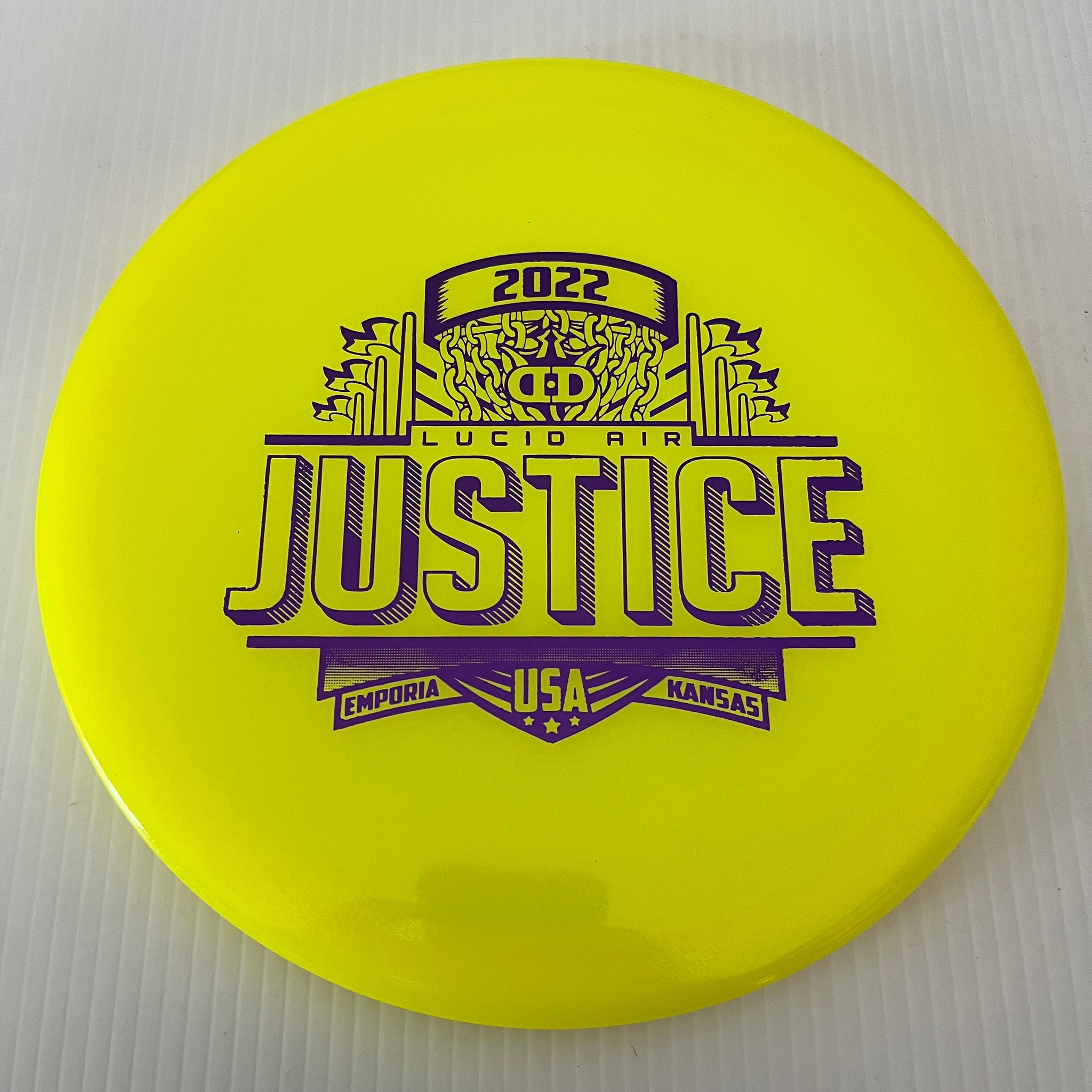 Dynamic Discs 2022 Pro Worlds Lucid Air Justice 5/1/0.5/4
