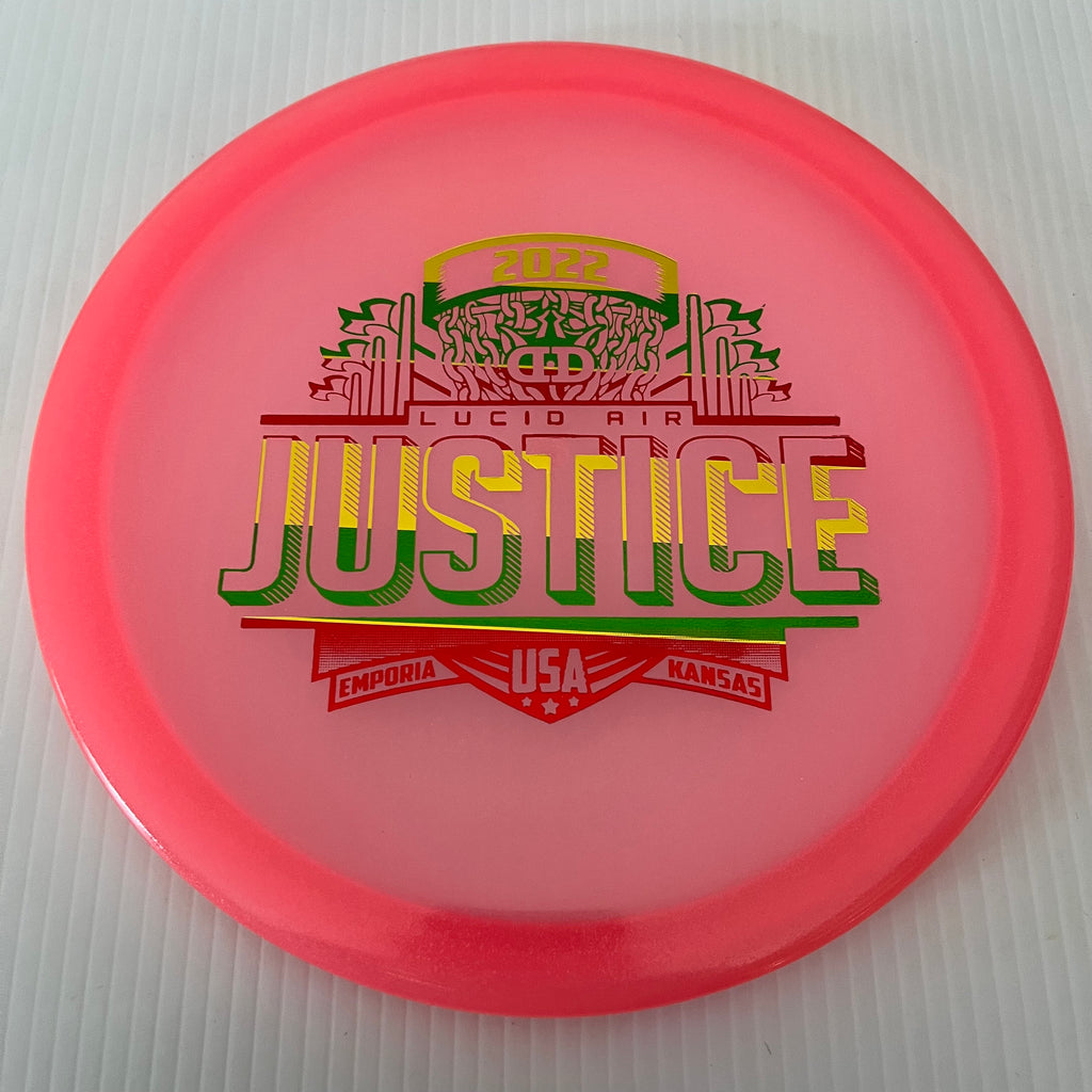 Dynamic Discs 2022 Pro Worlds Lucid Air Justice 5/1/0.5/4