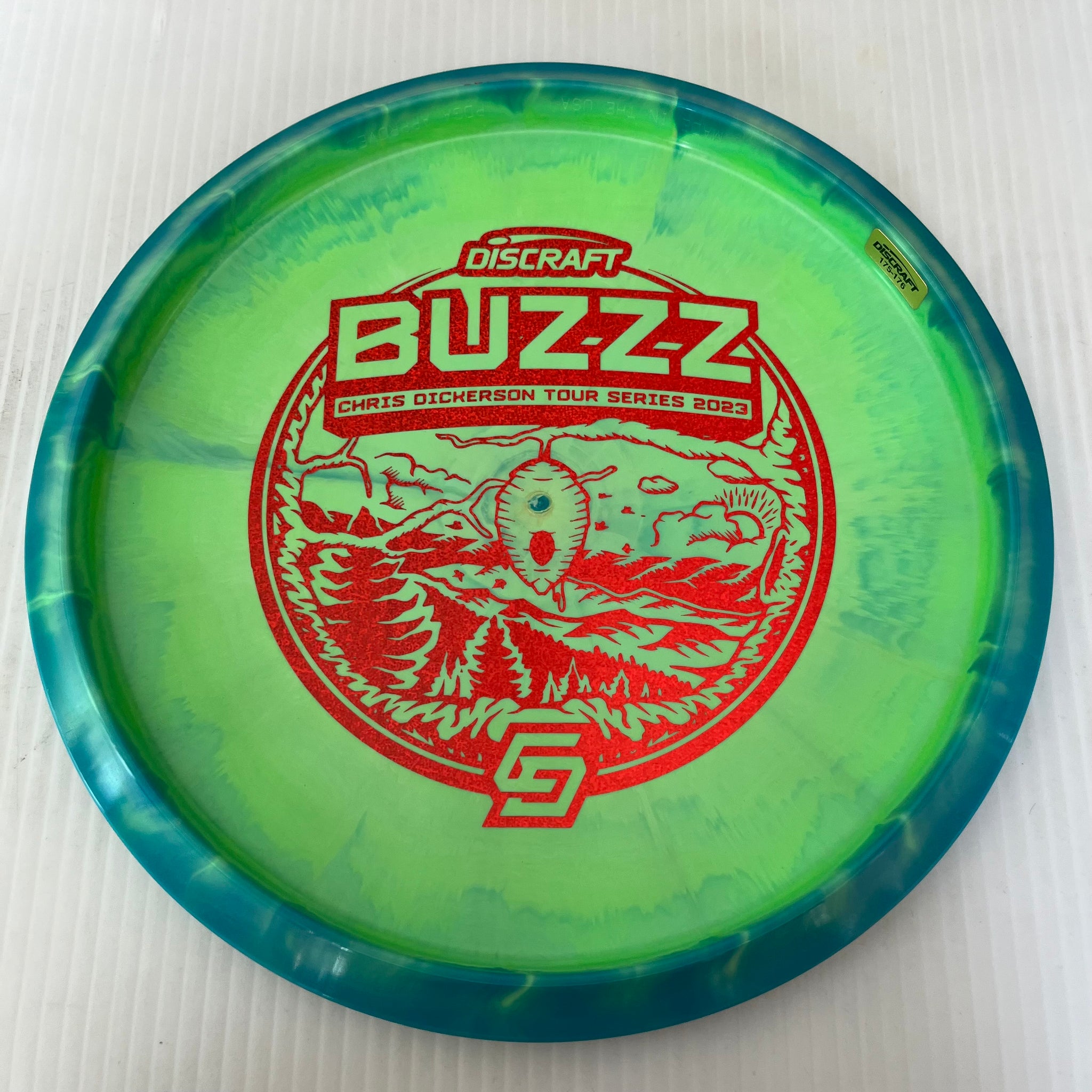 Discraft 2023 Chris Dickerson Tour Series Swirly ESP Buzzz 5/4/-1/1