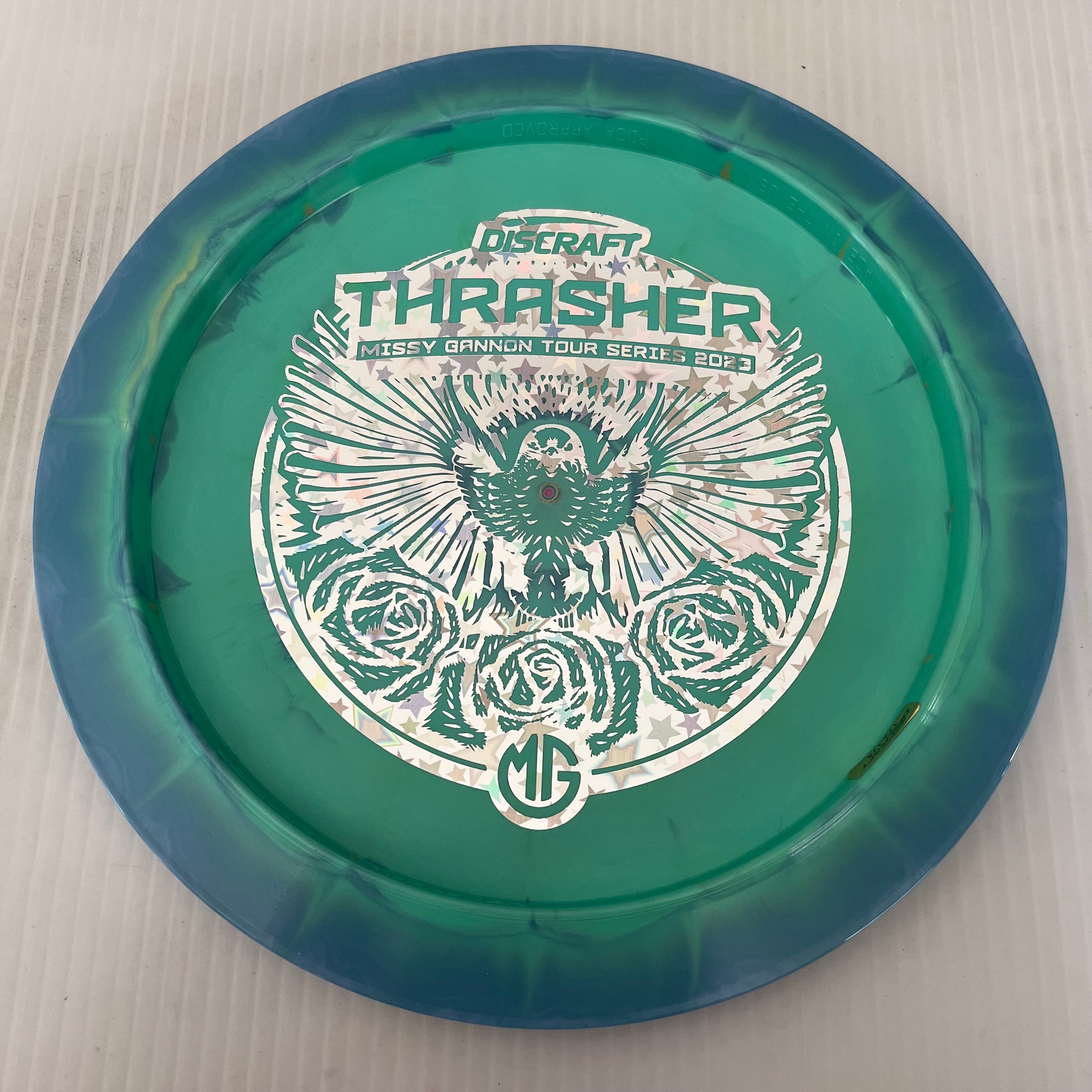 Discraft 2023 Missy Gannon Tour Series Swirly ESP Thrasher 12/5/-3/2