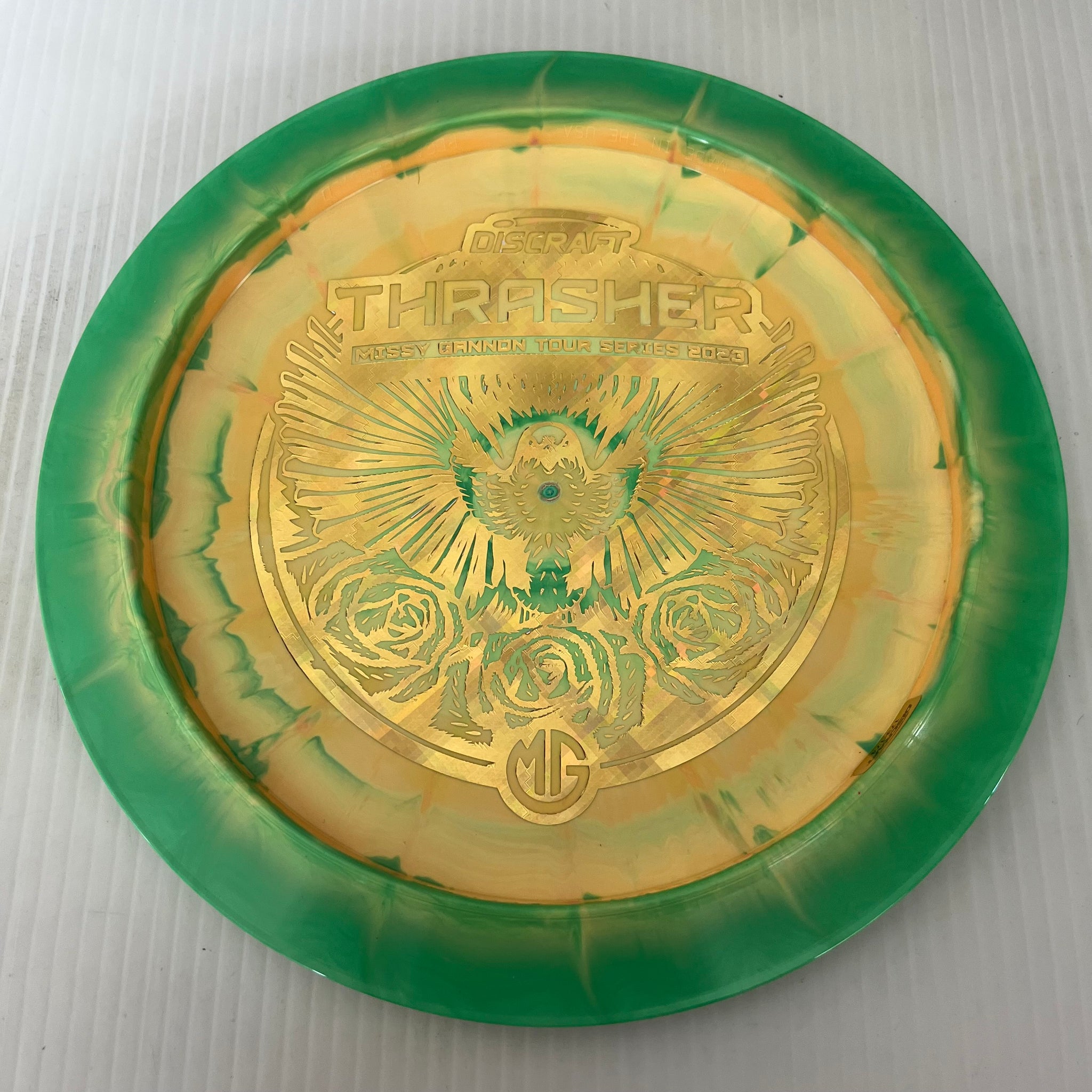 Discraft 2023 Missy Gannon Tour Series Swirly ESP Thrasher 12/5/-3/2