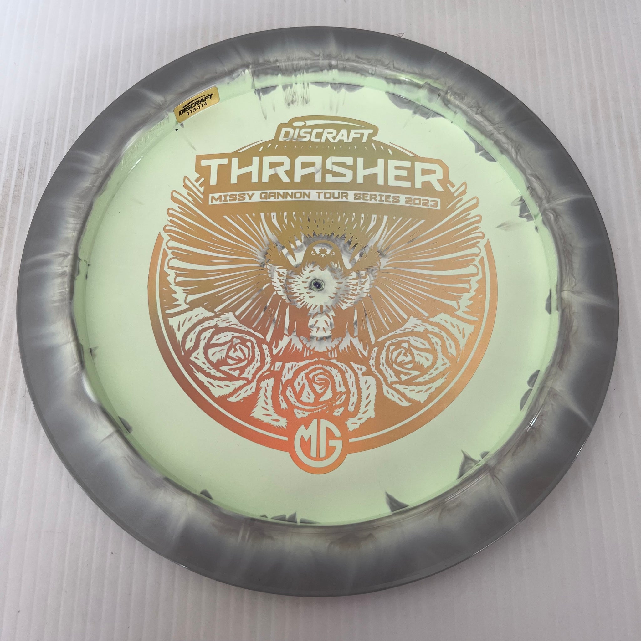 Discraft 2023 Missy Gannon Tour Series Swirly ESP Thrasher 12/5/-3/2