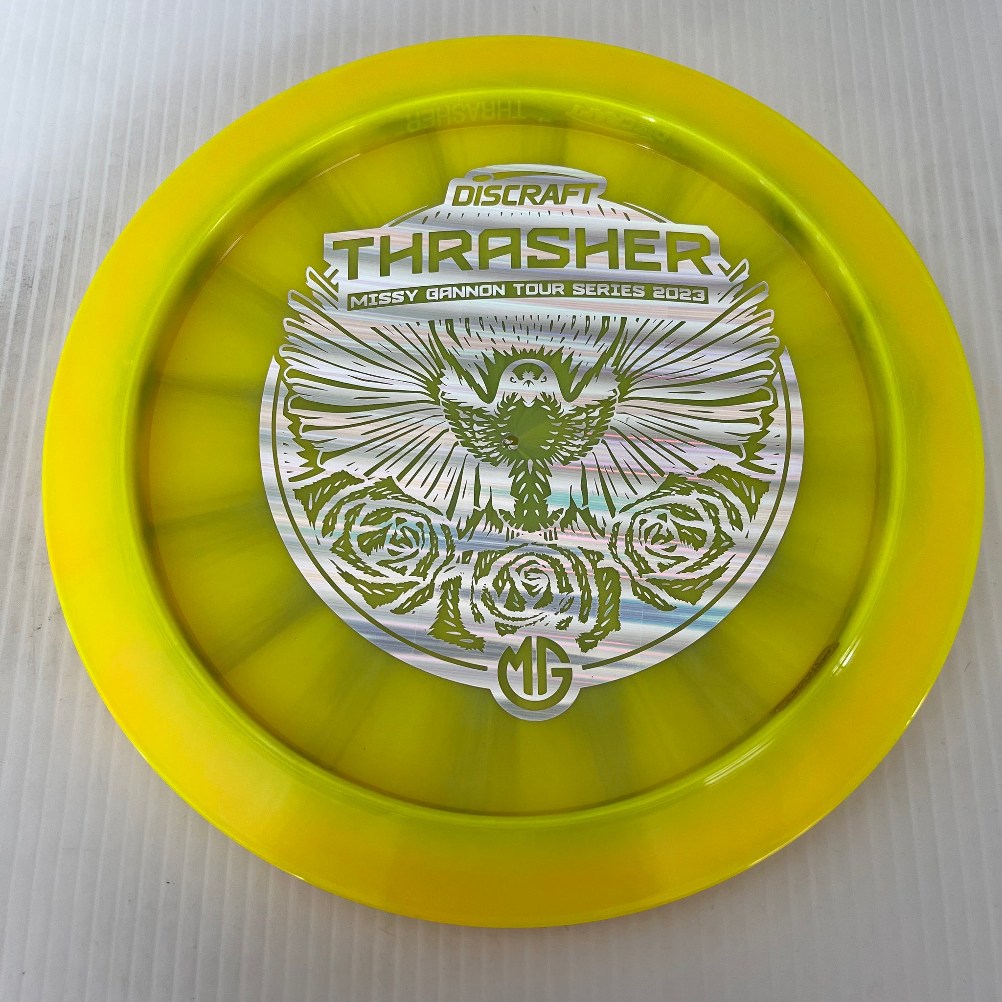Discraft 2023 Missy Gannon Tour Series Swirly ESP Thrasher 12/5/-3/2