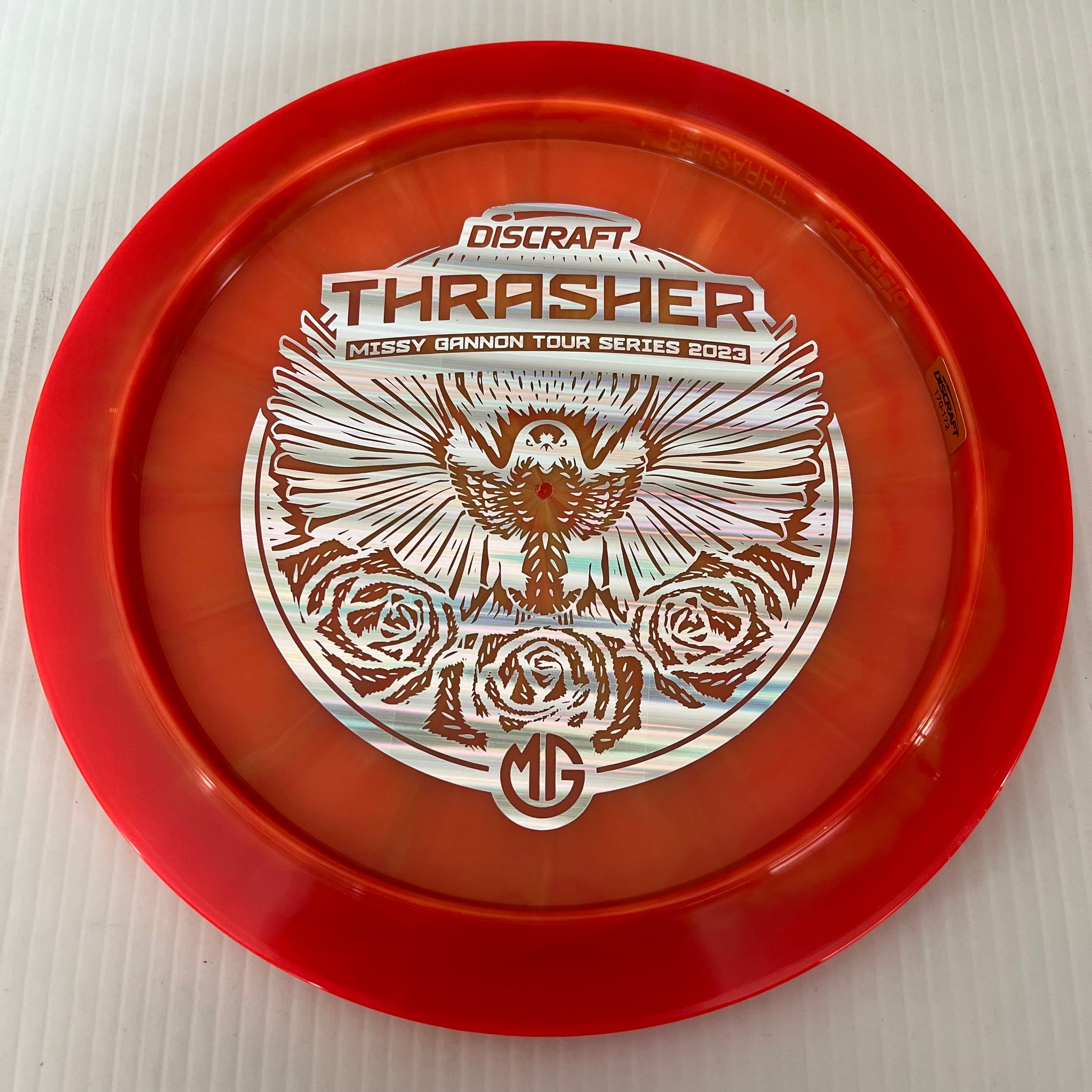 Discraft 2023 Missy Gannon Tour Series Swirly ESP Thrasher 12/5/-3/2