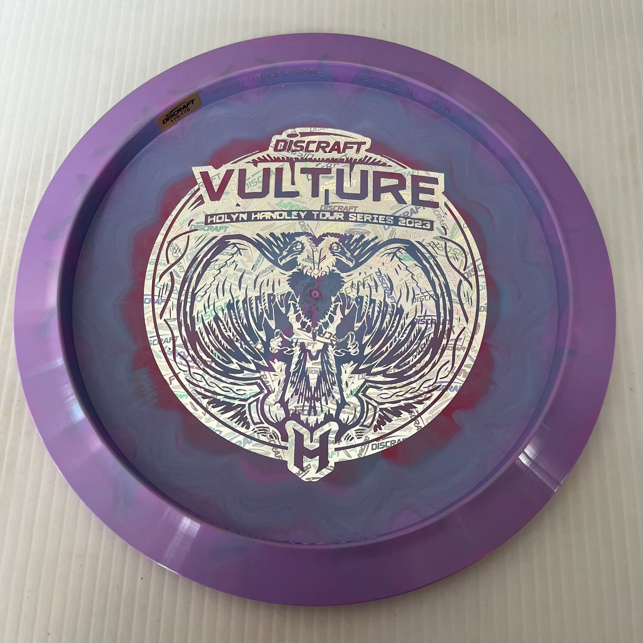 Discraft 2023 Holyn Handley Tour Series Swirly ESP Vulture 10/5/0/2