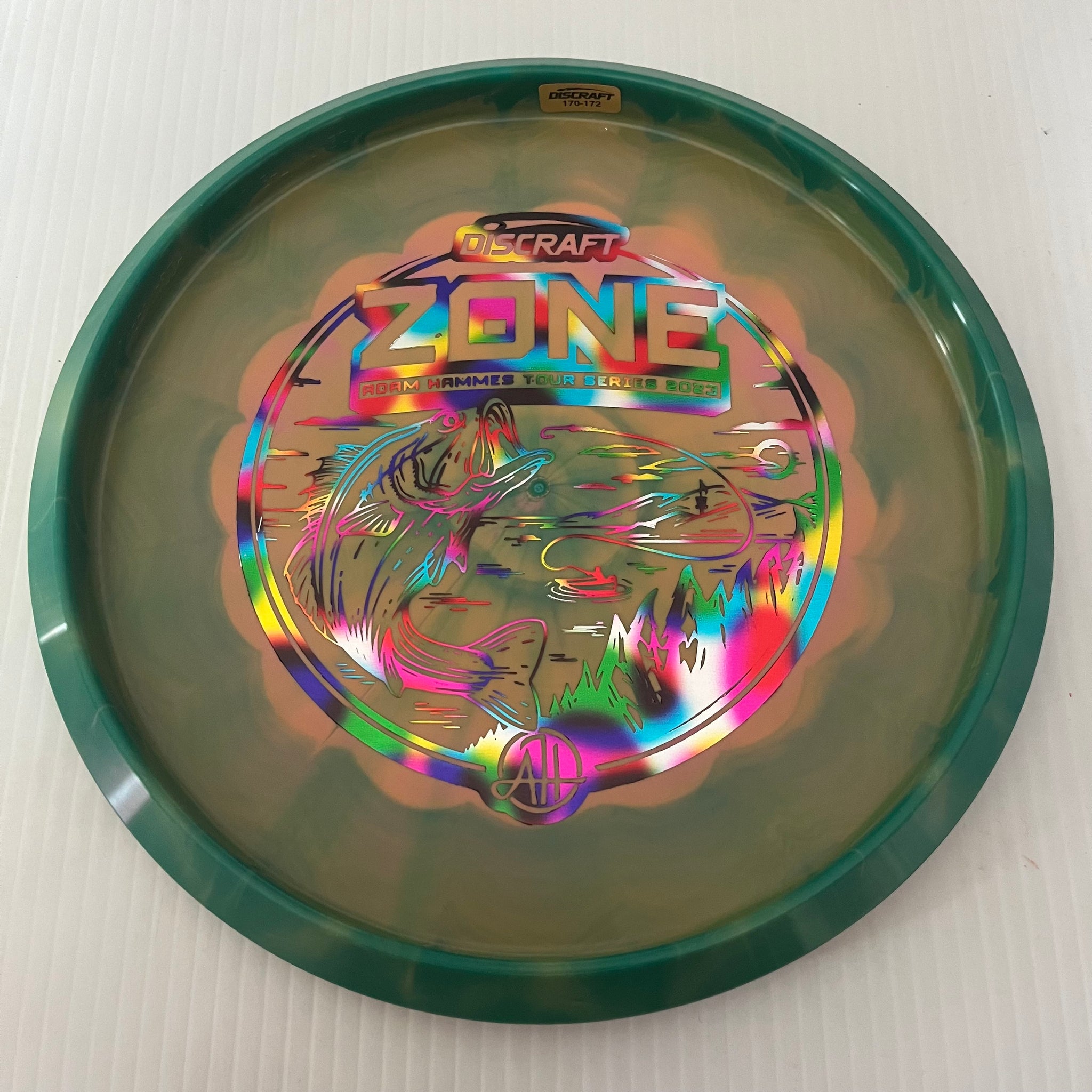 Discraft 2023 Adam Hammes Tour Series Swirly ESP Zone 4/3/0/3