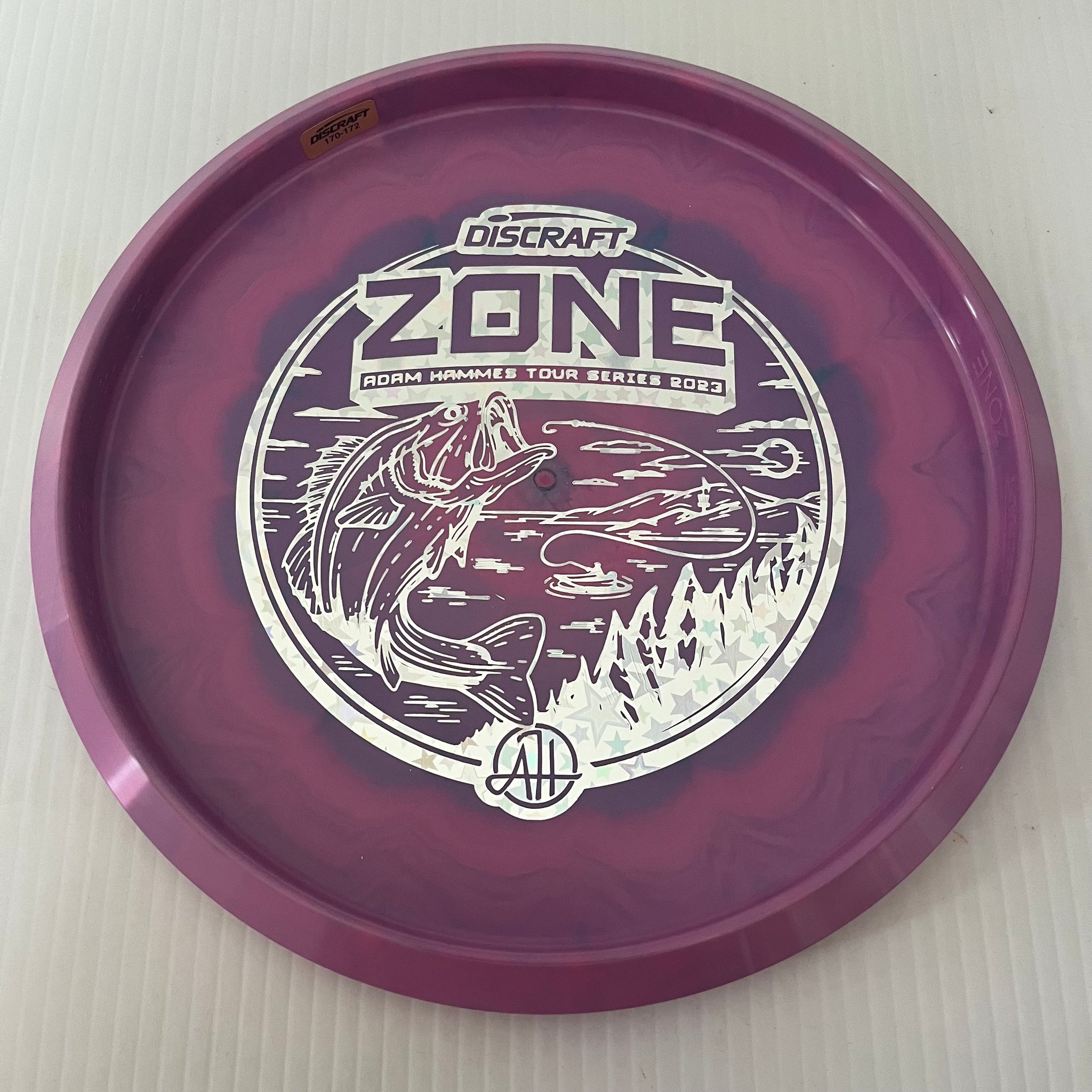 Discraft 2023 Adam Hammes Tour Series Swirly ESP Zone 4/3/0/3
