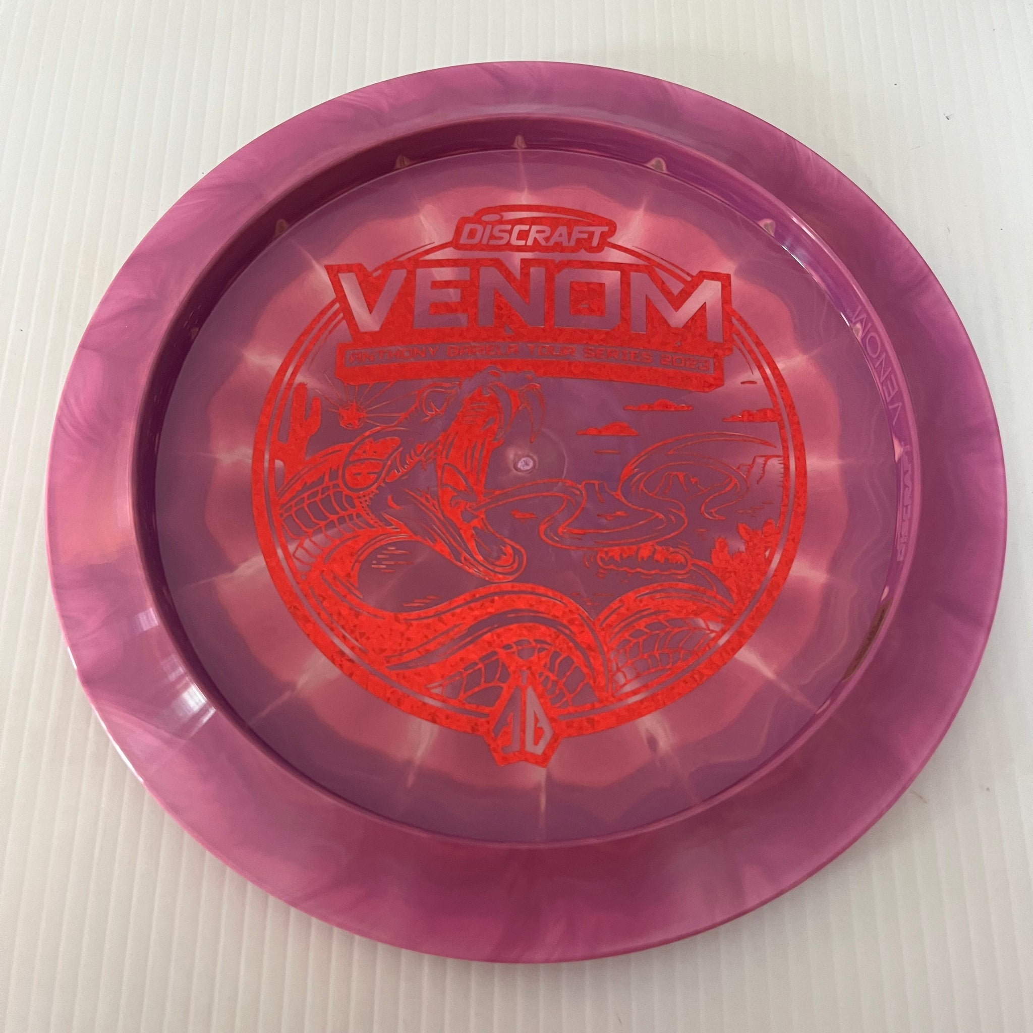 Discraft 2023 Anthony Barela Tour Series Swirly ESP Venom 13/5/0/3