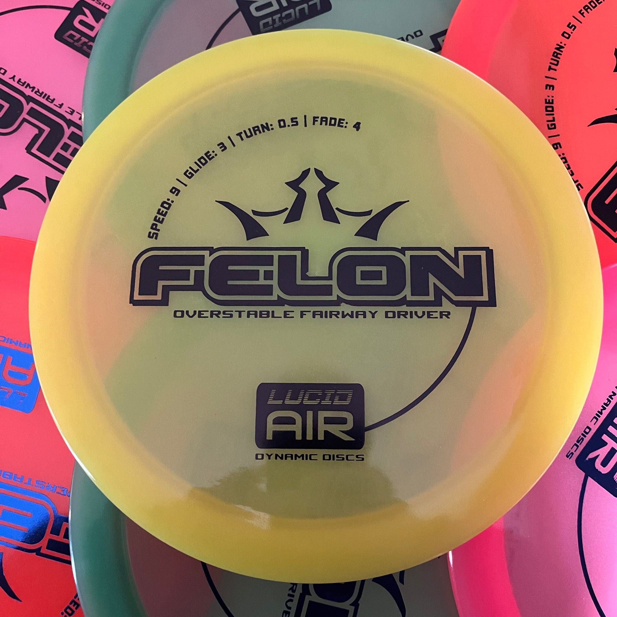Dynamic Discs Lucid Air Felon 9/3/0.5/4