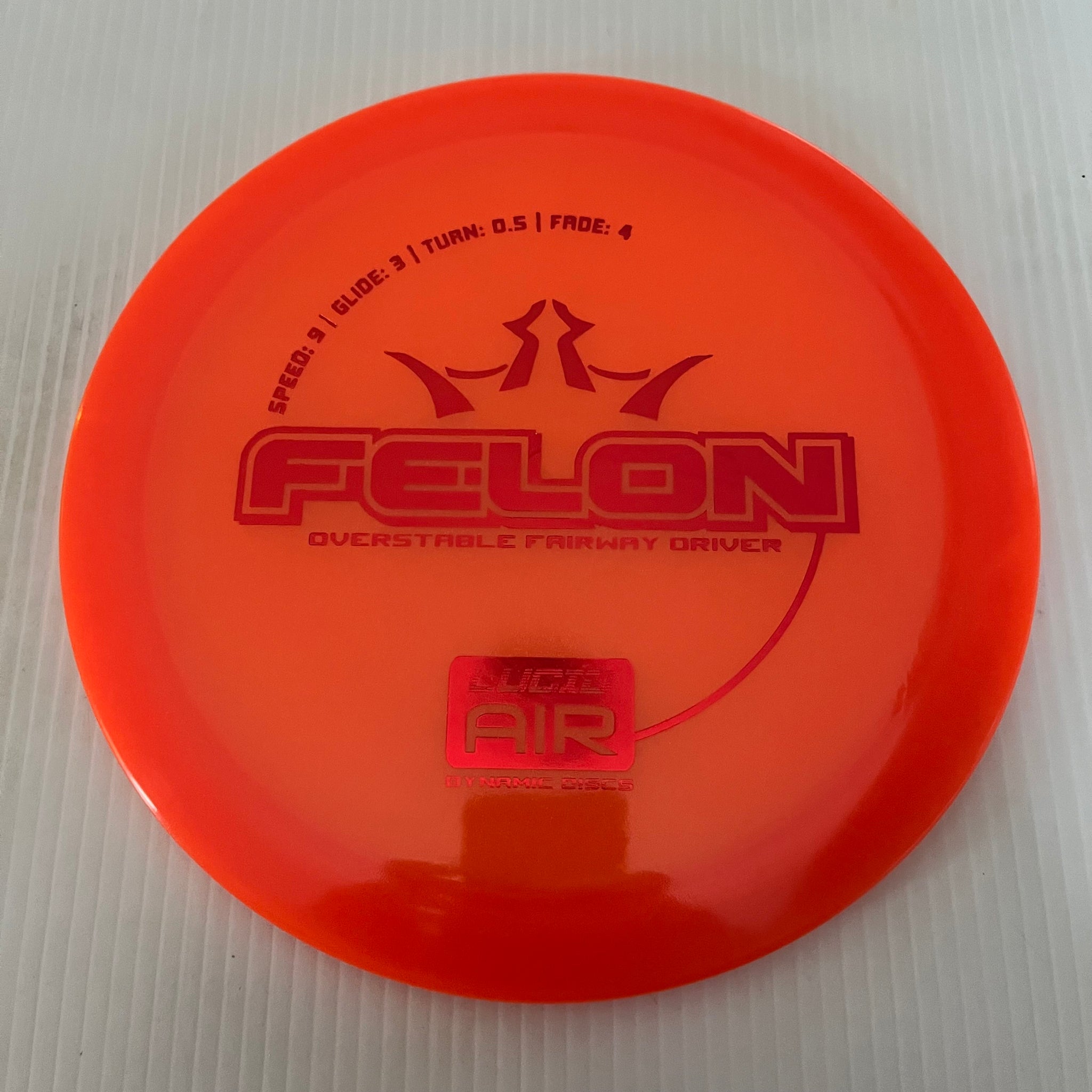 Dynamic Discs Lucid Air Felon 9/3/0.5/4