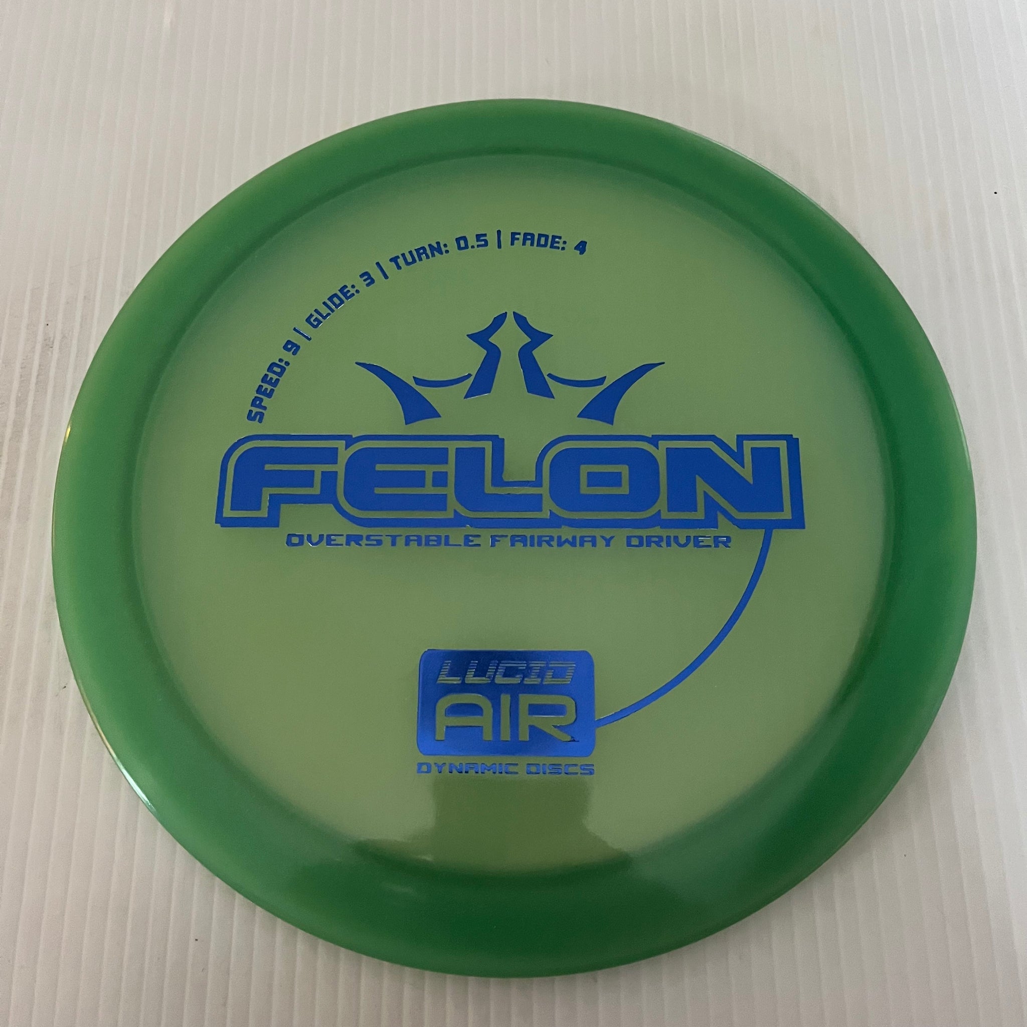 Dynamic Discs Lucid Air Felon 9/3/0.5/4