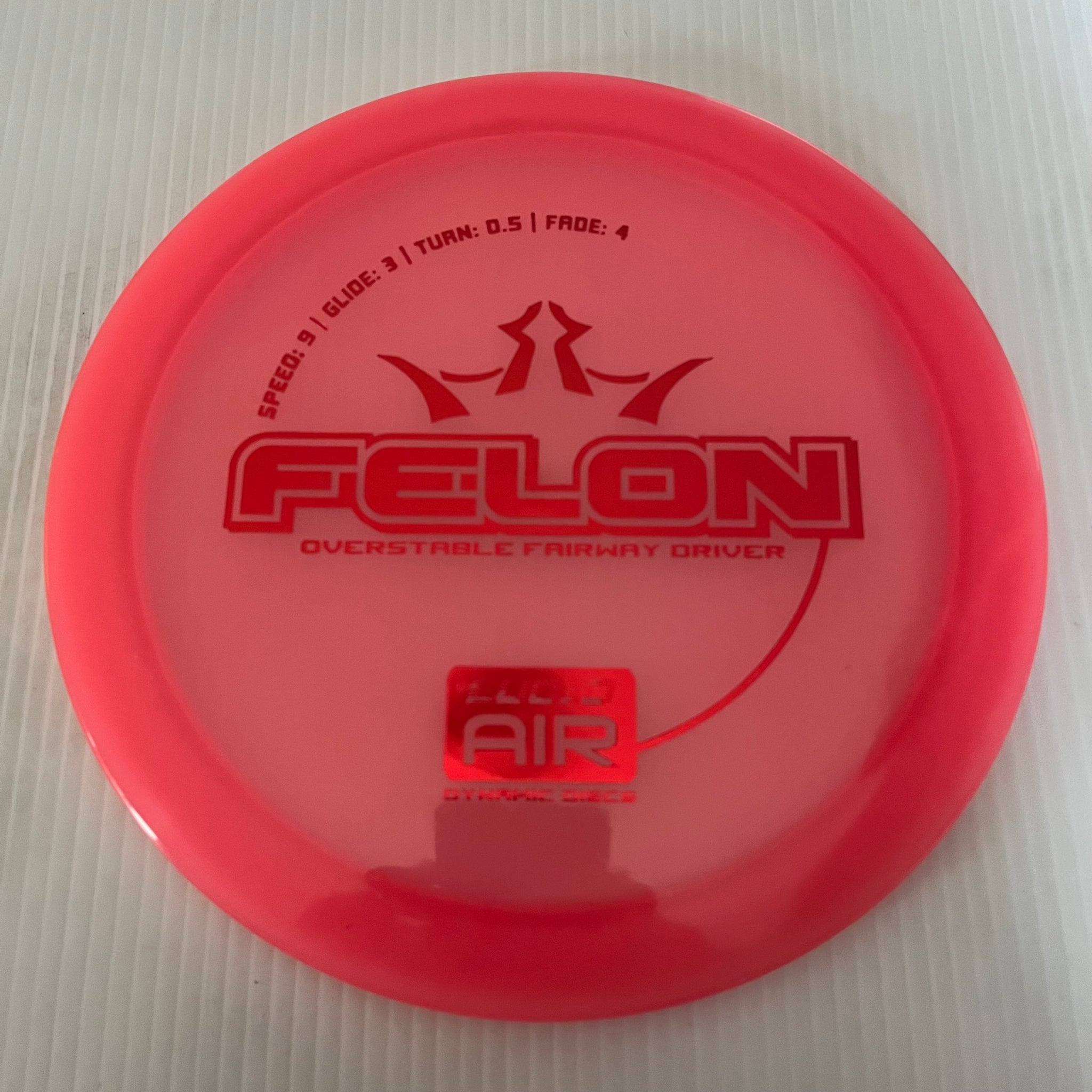 Dynamic Discs Lucid Air Felon 9/3/0.5/4