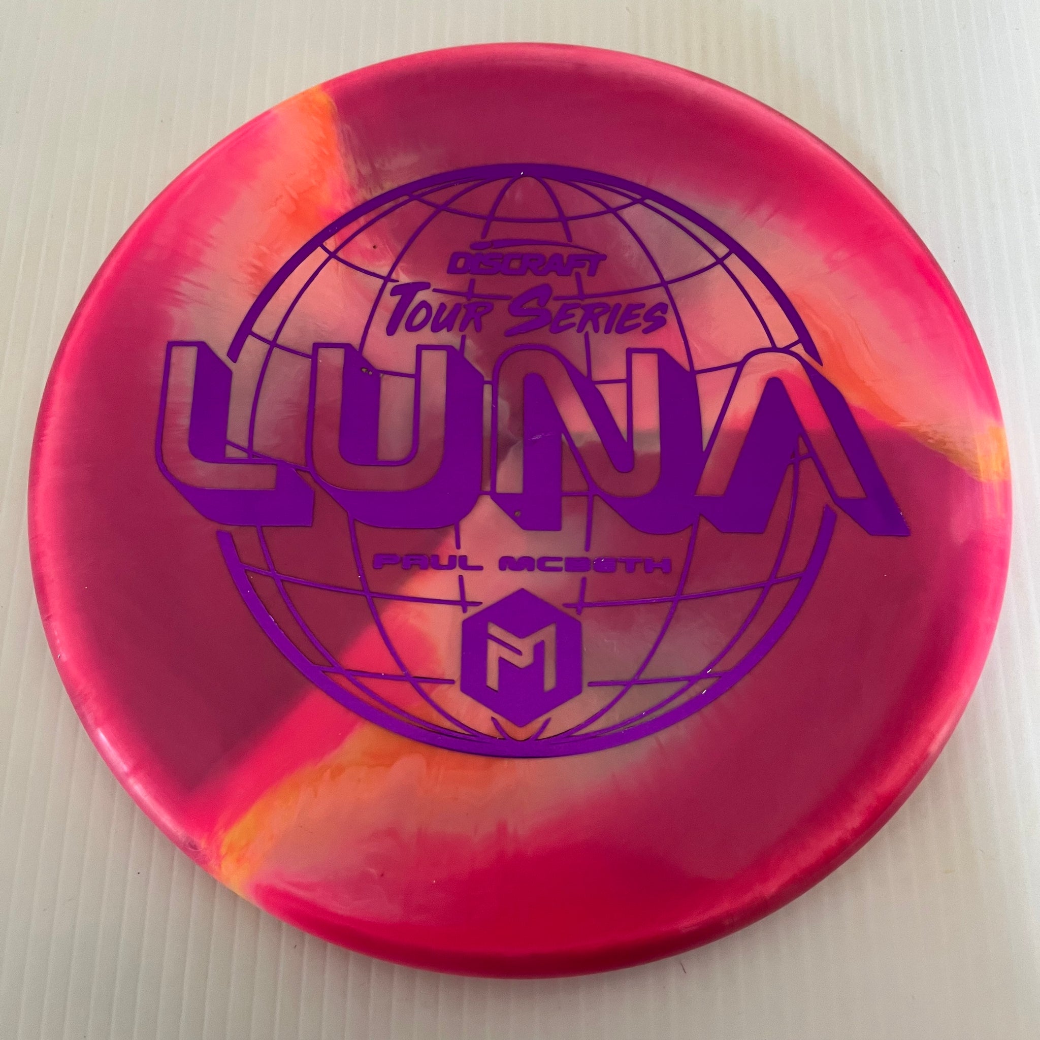 Discraft 2022 Paul McBeth Tour Series Swirly ESP Luna 3/4/0/2