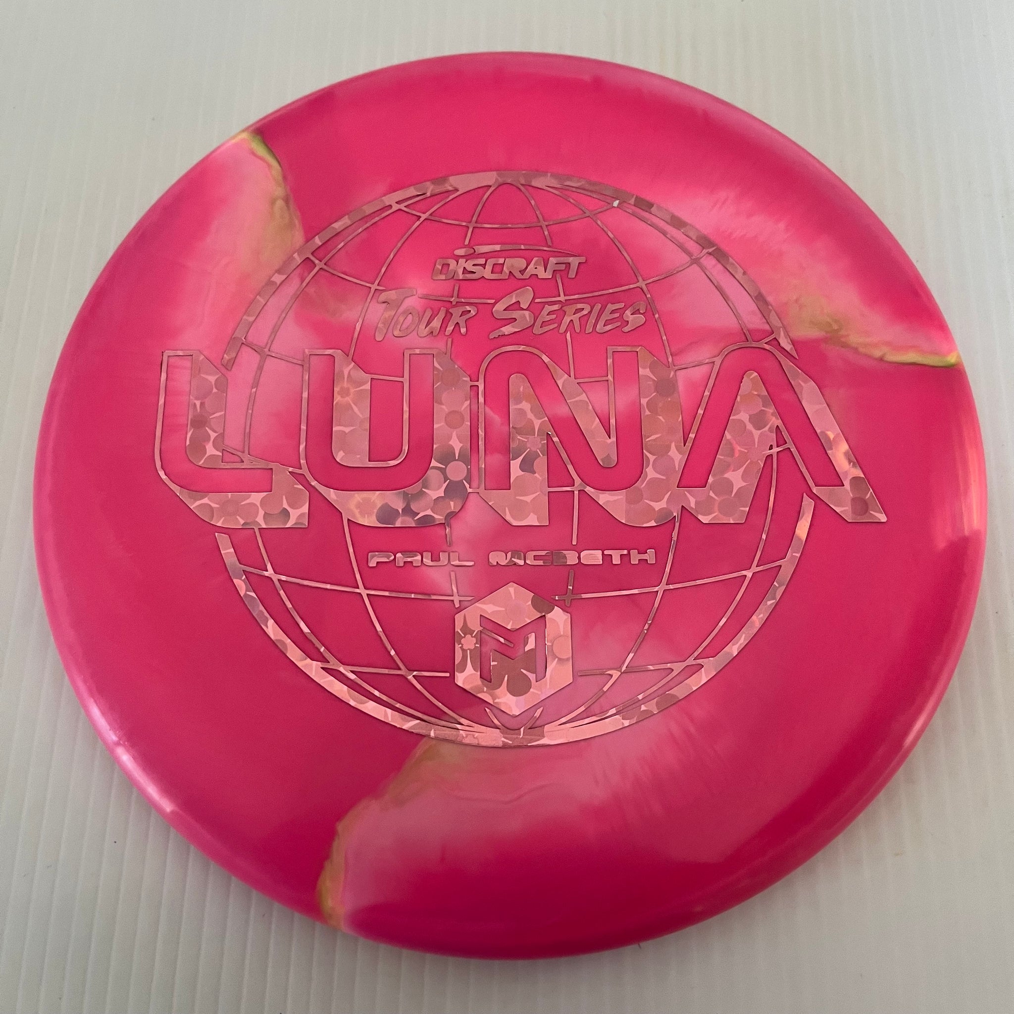 Discraft 2022 Paul McBeth Tour Series Swirly ESP Luna 3/4/0/2