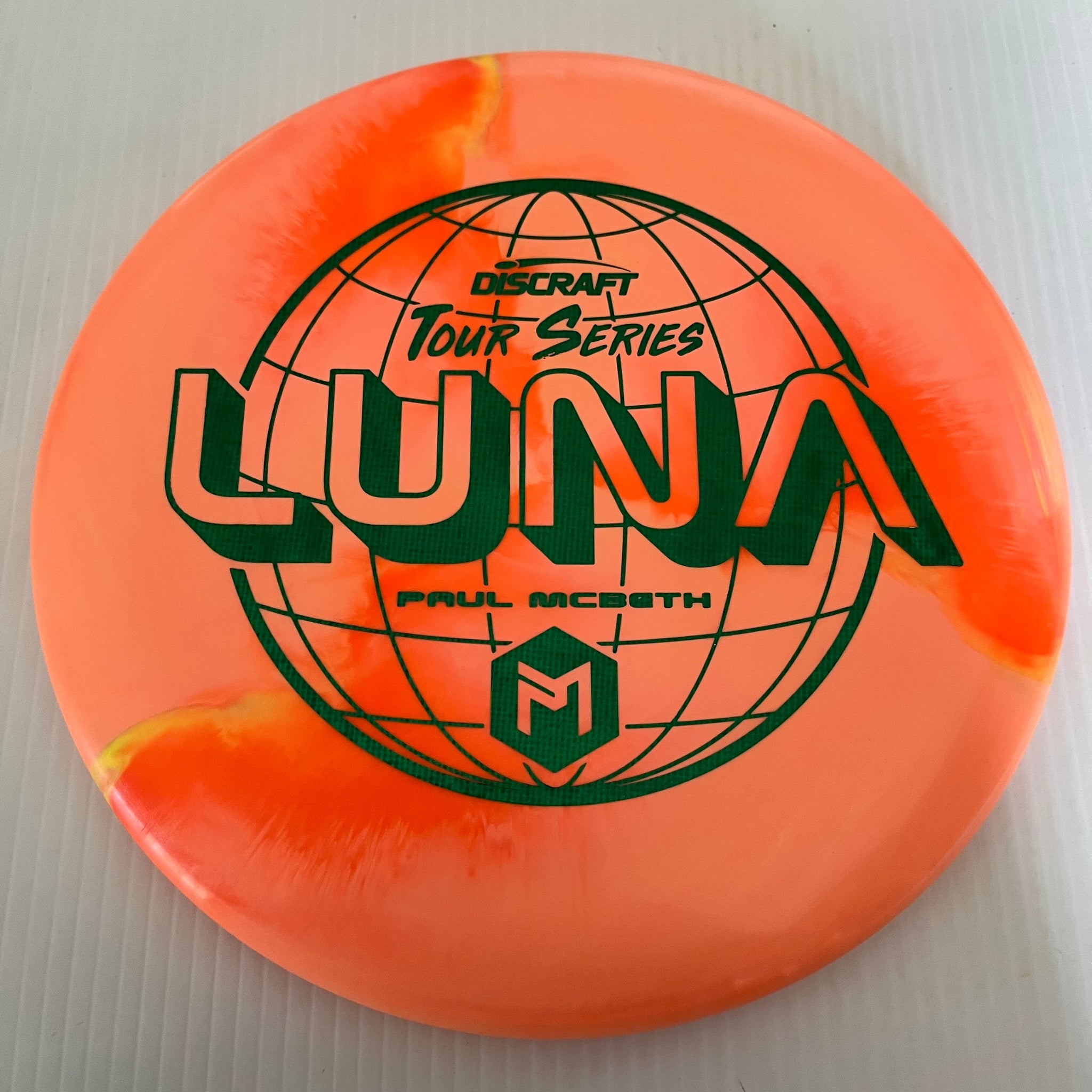 Discraft 2022 Paul McBeth Tour Series Swirly ESP Luna 3/4/0/2