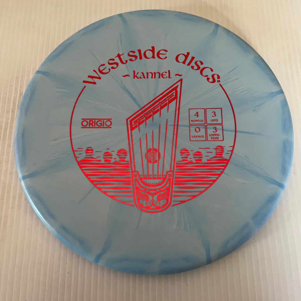 Westside Discs Finnish "Kannel" Stamped Origio Burst Harp 4/3/0/3
