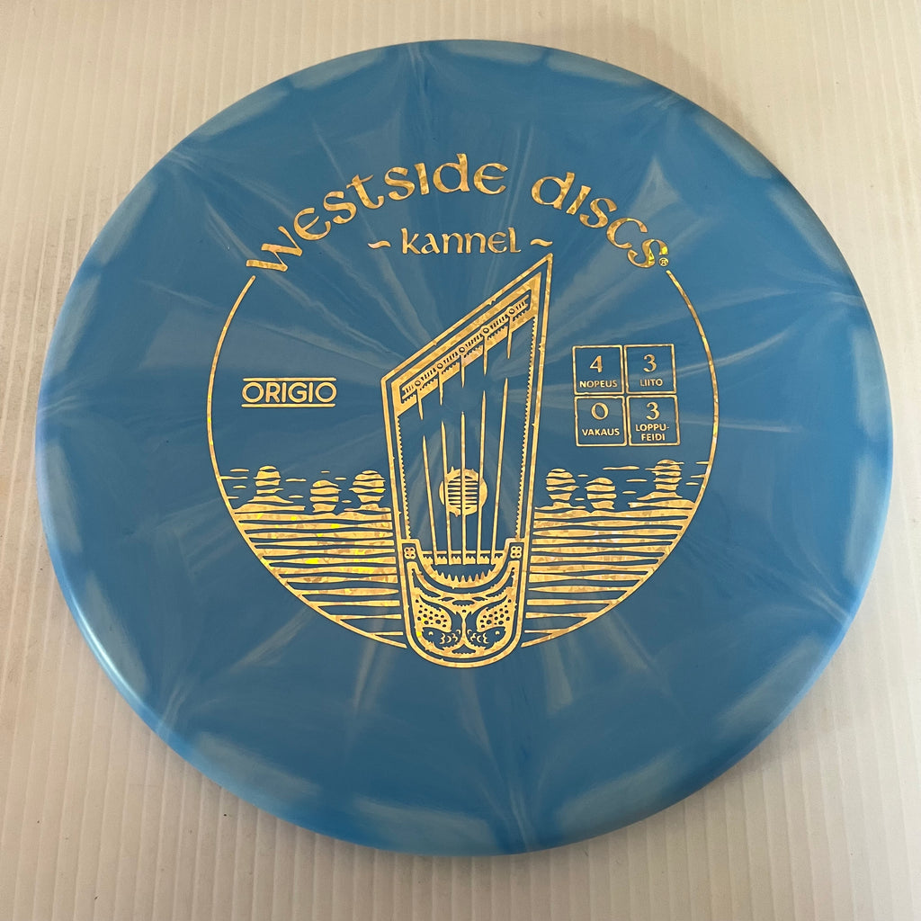 Westside Discs Finnish "Kannel" Stamped Origio Burst Harp 4/3/0/3