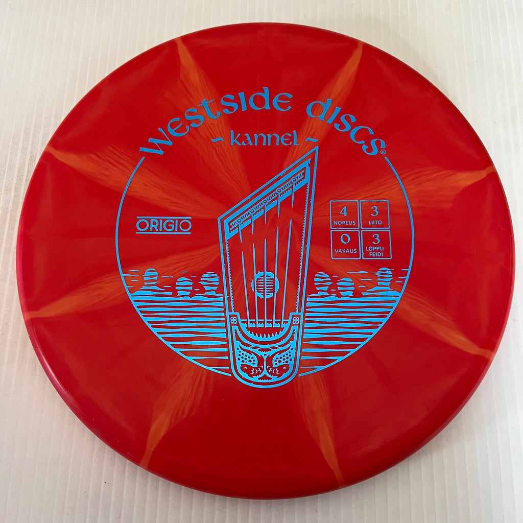 Westside Discs Finnish "Kannel" Stamped Origio Burst Harp 4/3/0/3