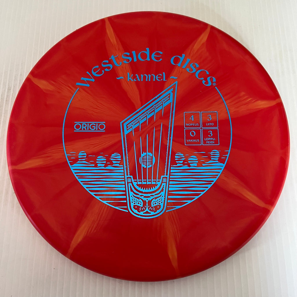 Westside Discs Finnish "Kannel" Stamped Origio Burst Harp 4/3/0/3