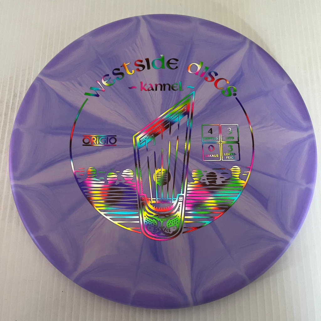 Westside Discs Finnish "Kannel" Stamped Origio Burst Harp 4/3/0/3