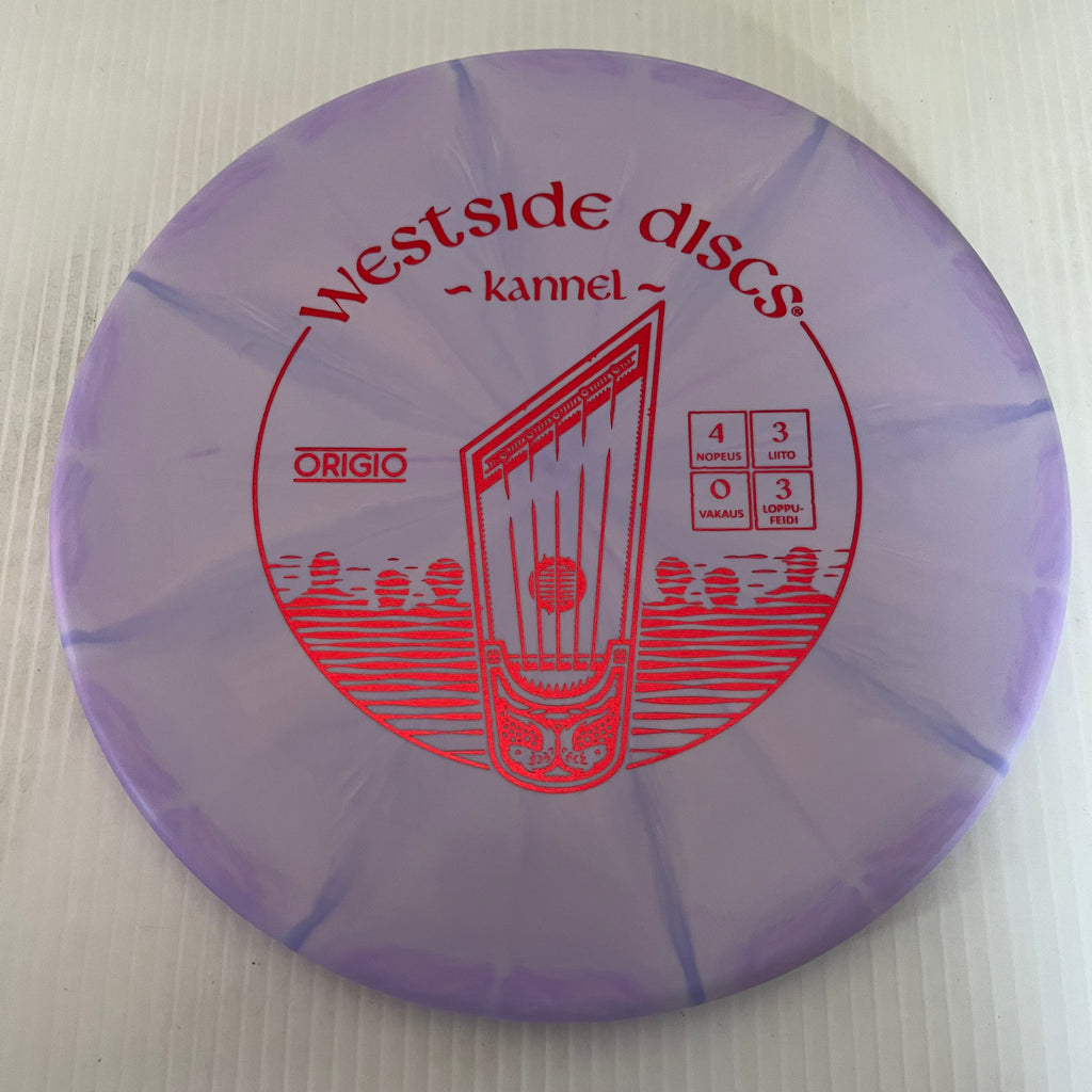 Westside Discs Finnish "Kannel" Stamped Origio Burst Harp 4/3/0/3
