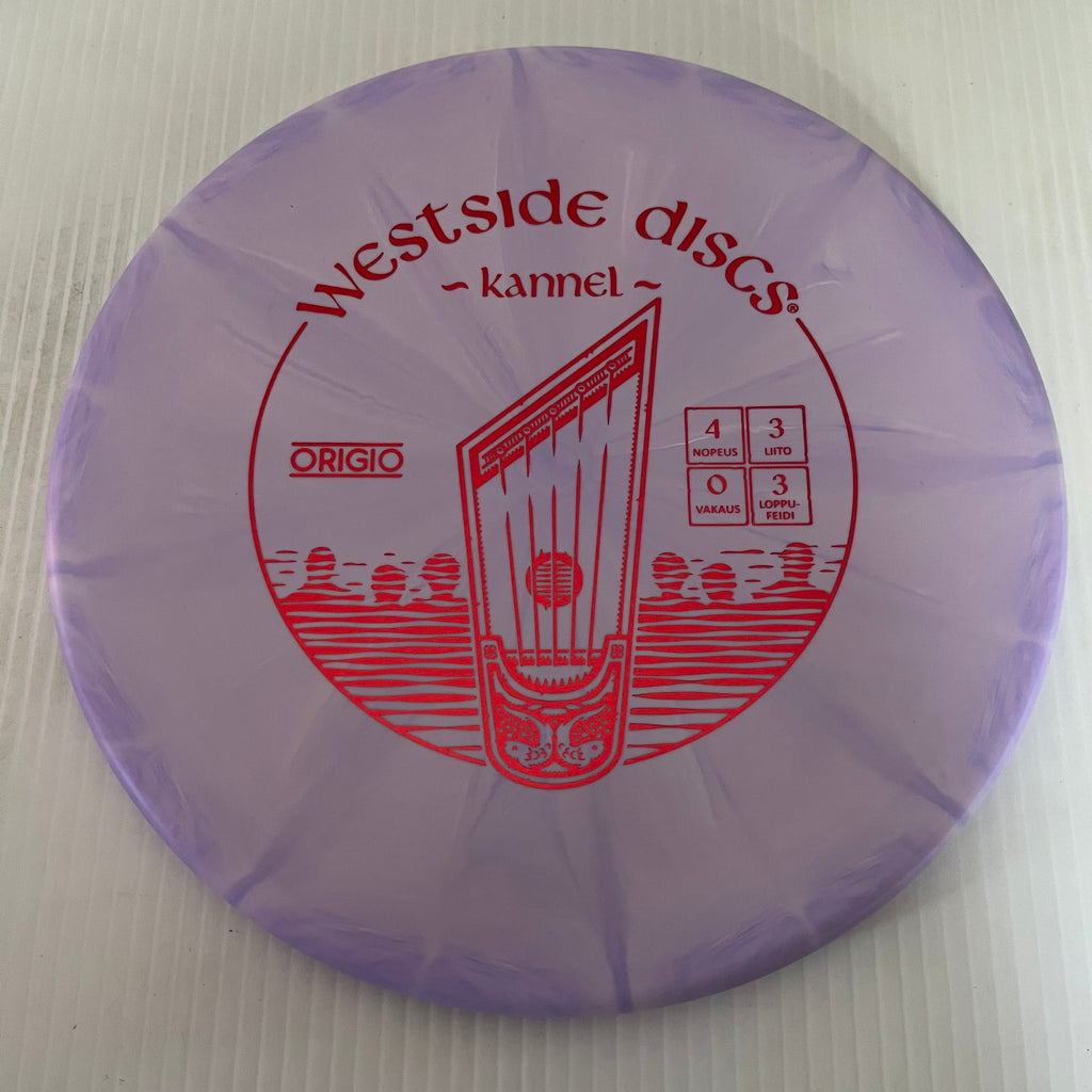 Westside Discs Finnish "Kannel" Stamped Origio Burst Harp 4/3/0/3