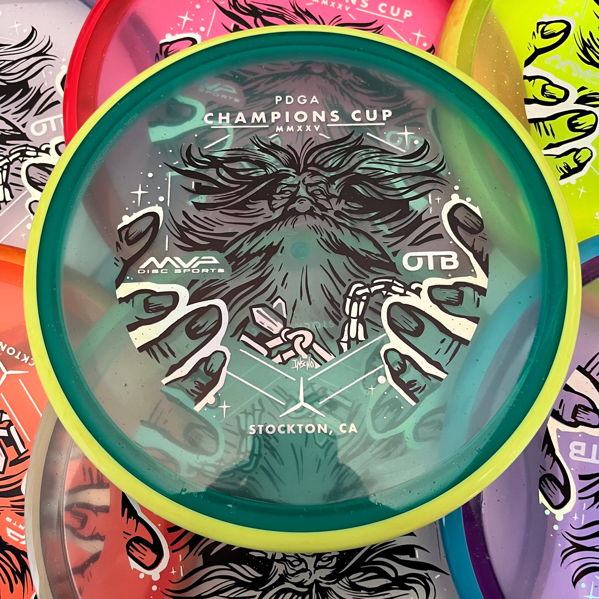 Axiom 2025 OTB PDGA Champions Cup Particle Glow Proton Hex 5/5/-1/1