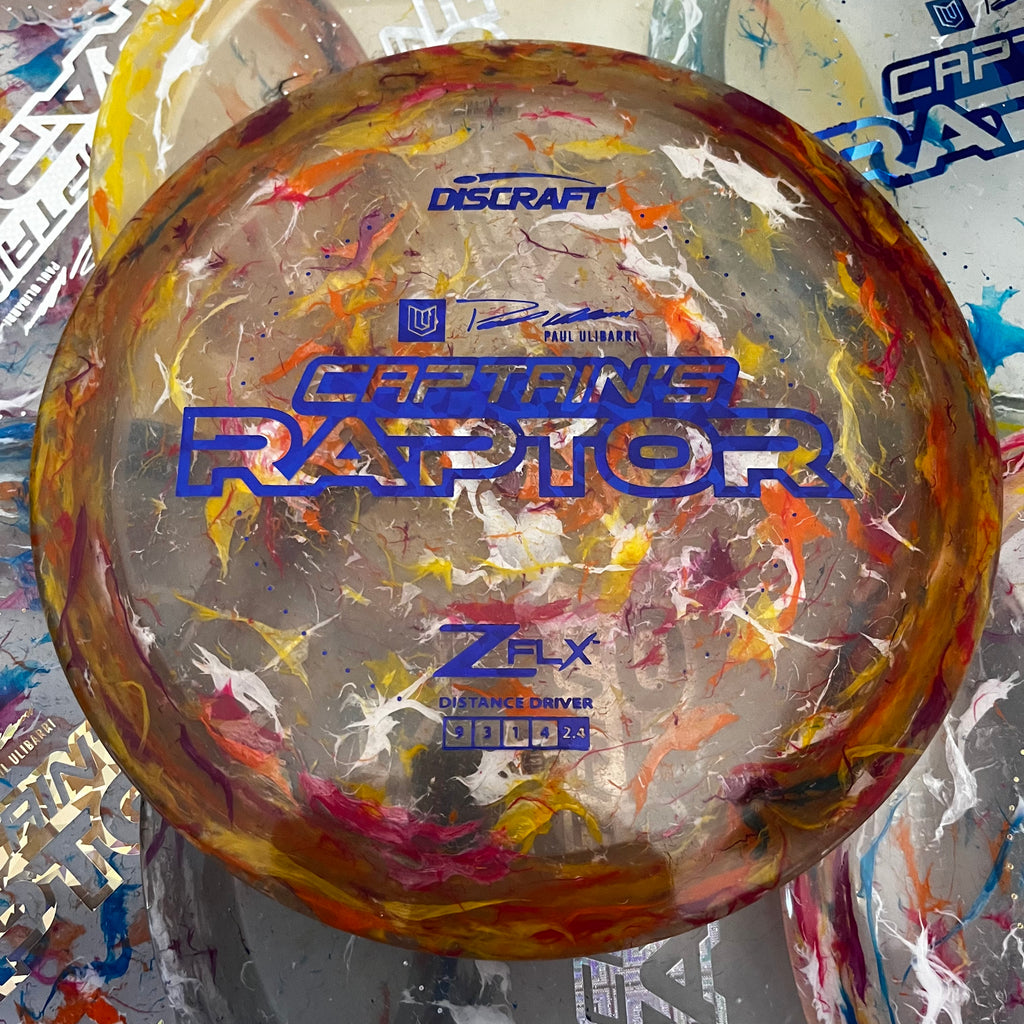 Discraft 2024 Paul Ulibarri Jawbreaker Z FLX Captain's Raptor 9/3/1/4