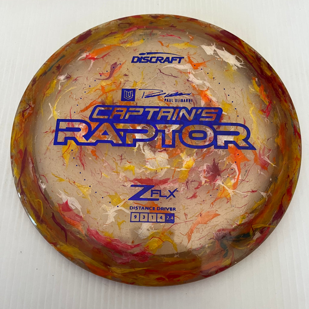 Discraft 2024 Paul Ulibarri Jawbreaker Z FLX Captain's Raptor 9/3/1/4
