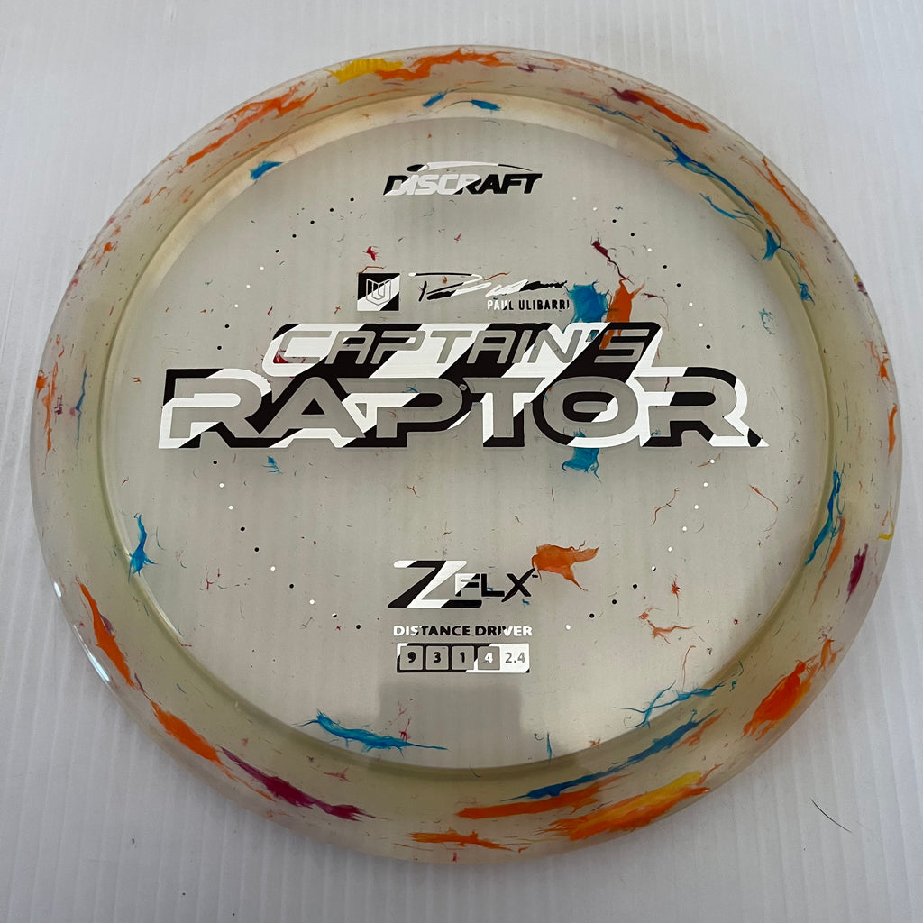Discraft 2024 Paul Ulibarri Jawbreaker Z FLX Captain's Raptor 9/3/1/4